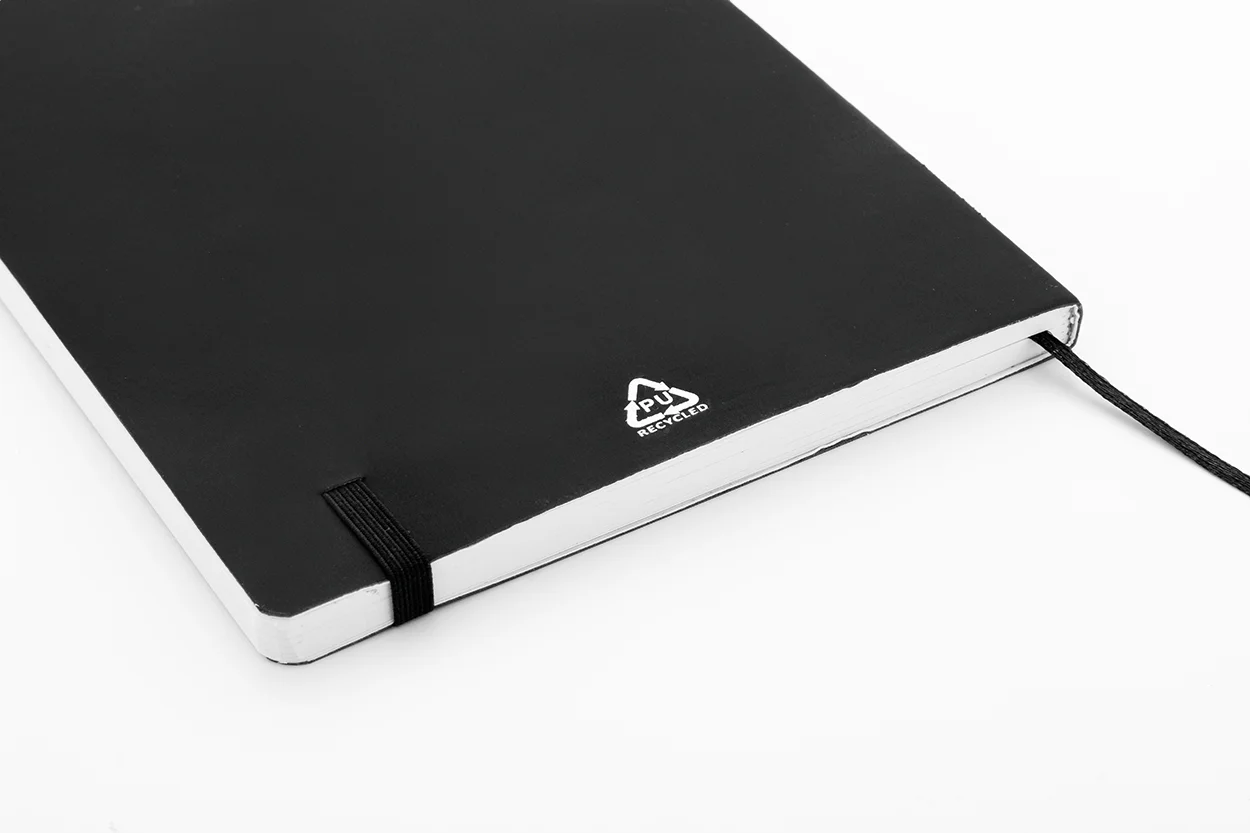 Notizbuch Repuk Soft A5 aus RPU, schwarz – Bild 4
