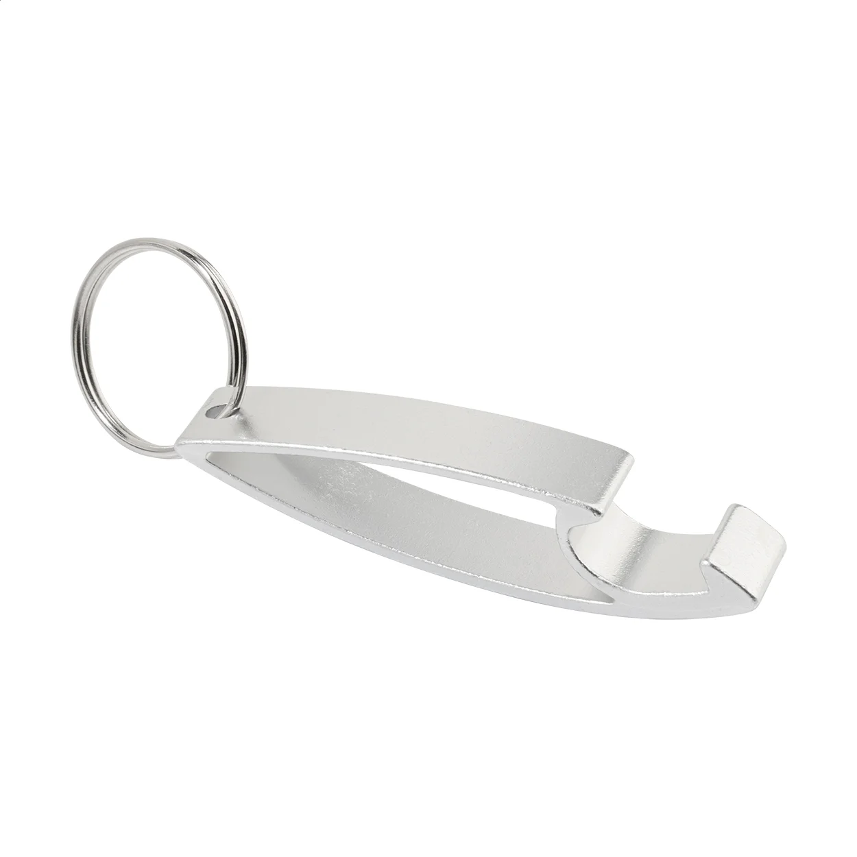 Flaschenöffner/Schlüsselanhänger Ellopi, silber – Bild 2