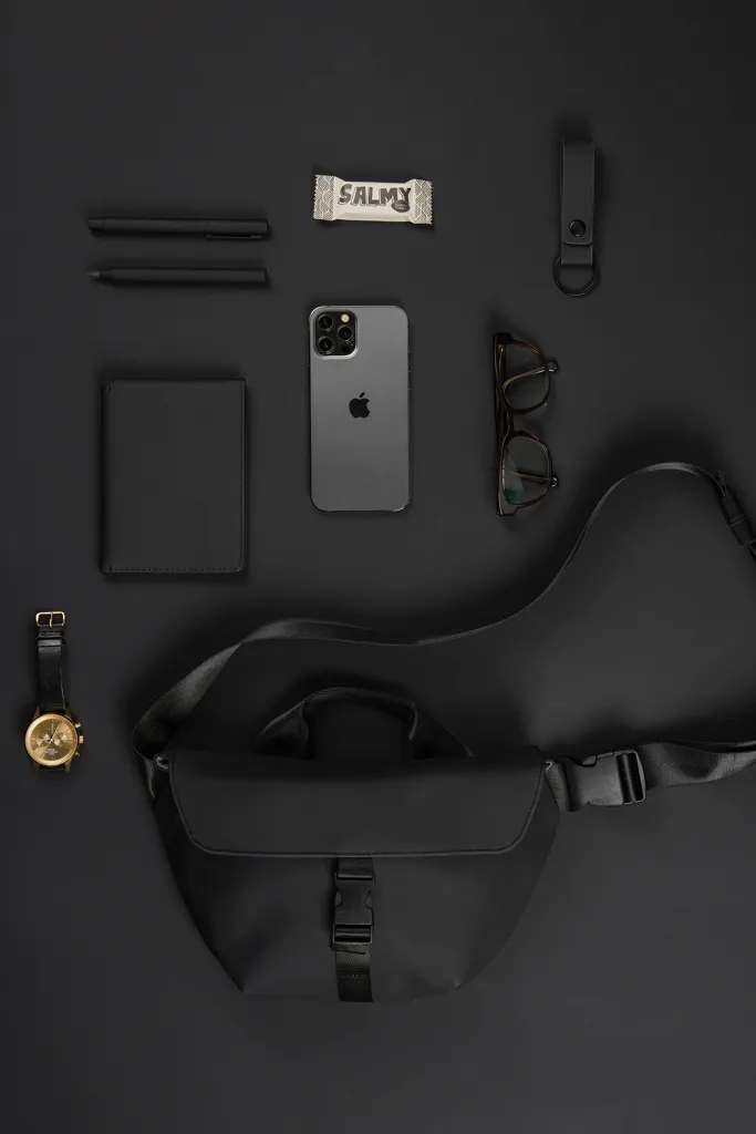 VINGA Baltimore RCS Sling-Bag, schwarz – Bild 4