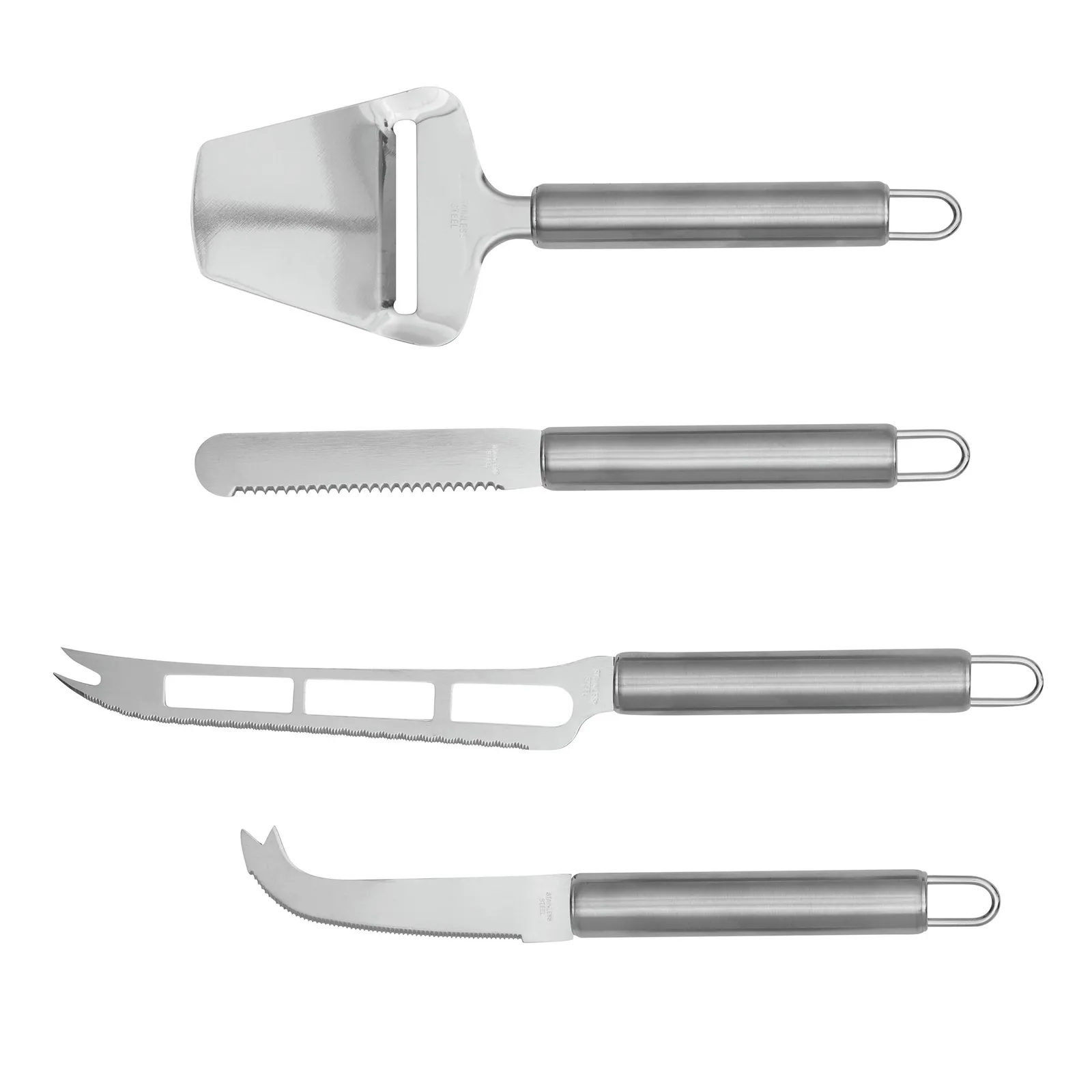 CHEESE - Käse-Messerset silber, silber – Bild 3