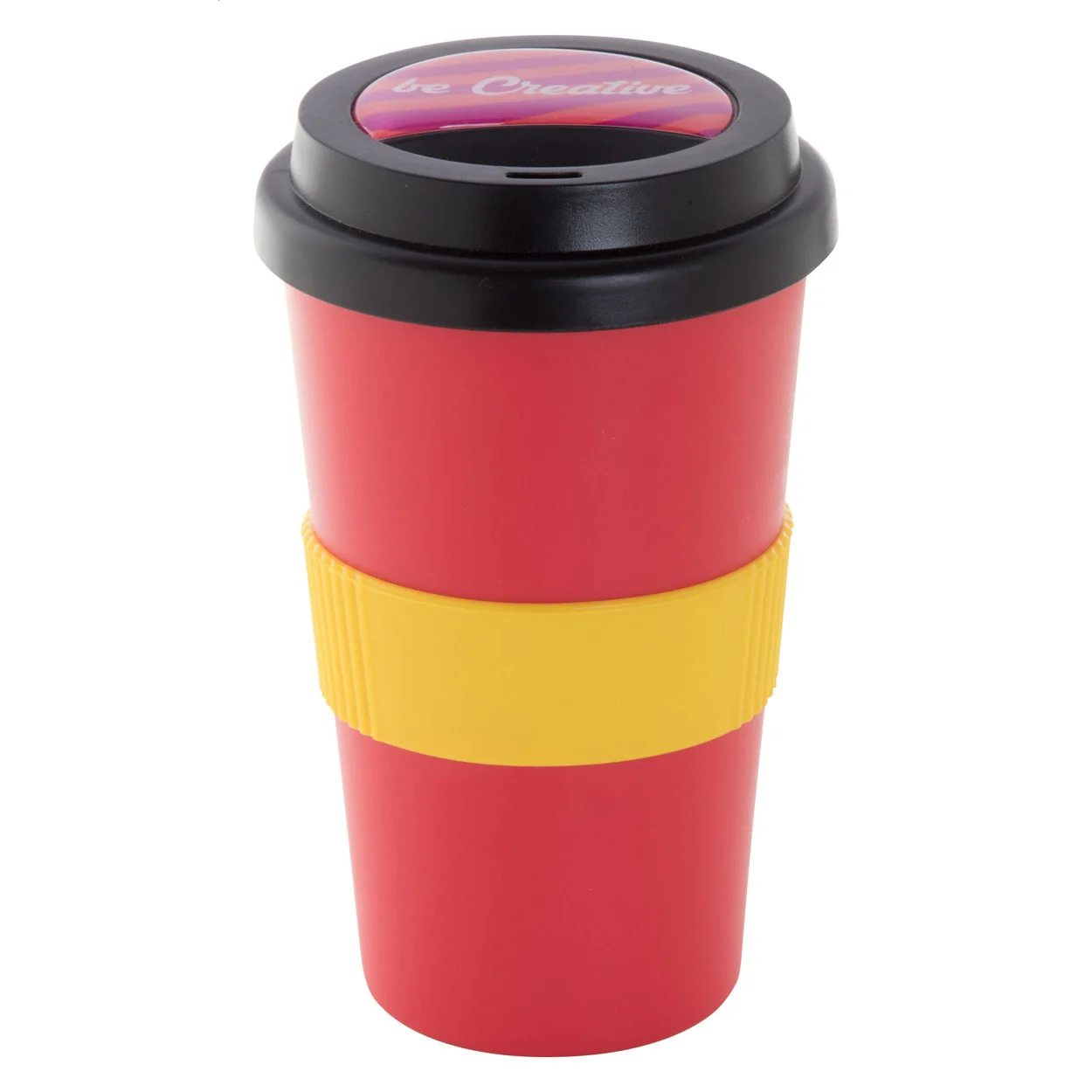 Individualisierbarer Thermobecher CreaCup, rot – Bild 2
