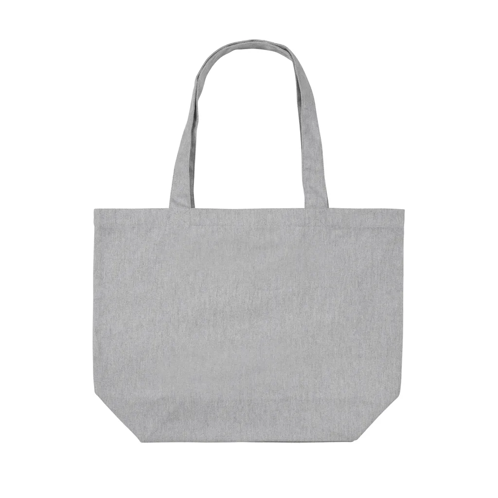 Impact Aware™ 240g/m² rcCanvas Shopper + Tasche, ungefärbt, grau – Bild 3