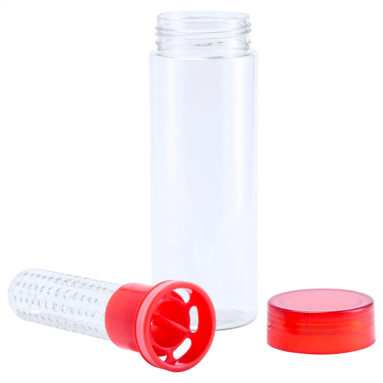 Sportflasche Glavi, rot, transparent – Bild 2