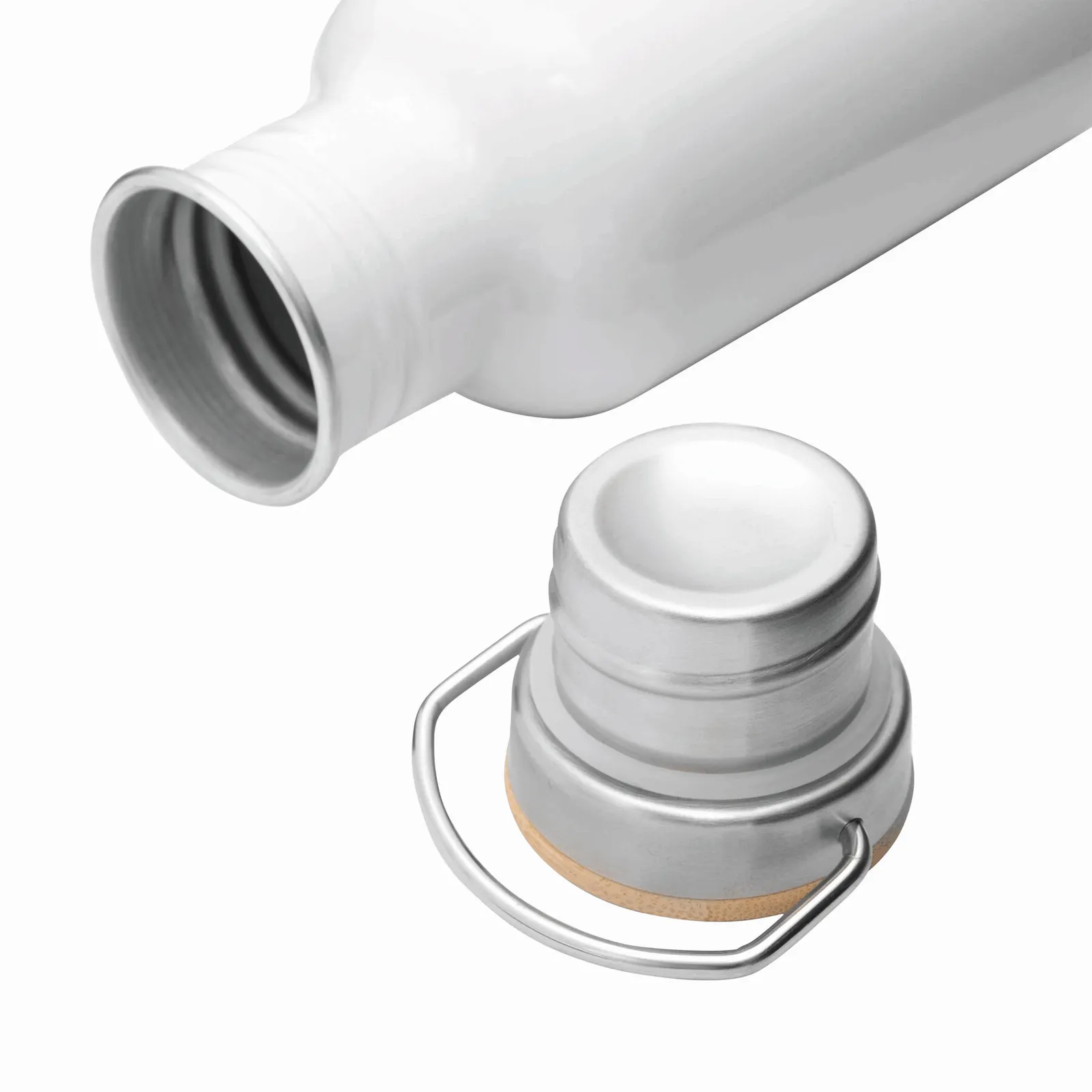 MECOZI TRANSIT - Aluminium Trinkflasche, weiß – Bild 8