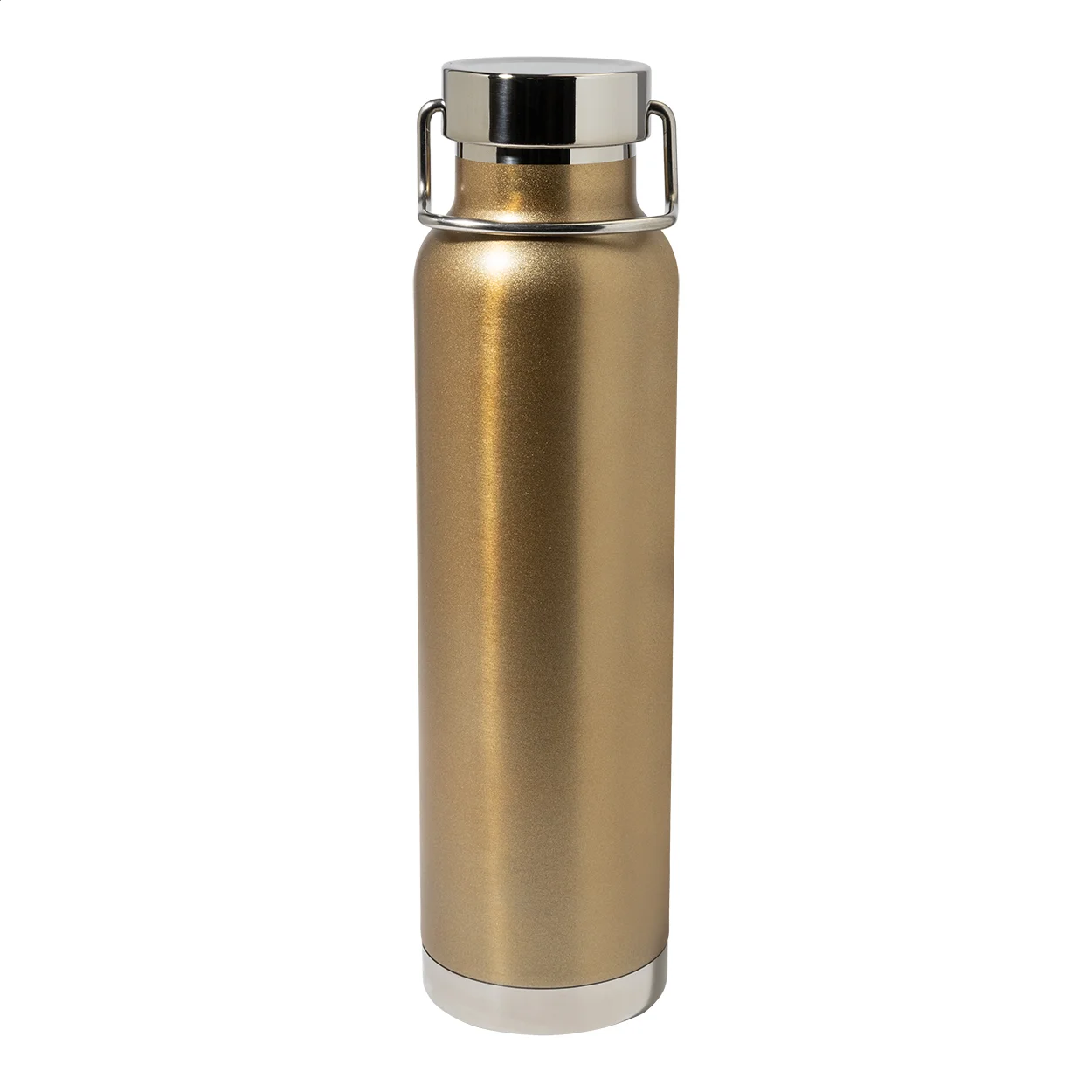 Kupferisolierte Thermoflasche Cuppar, gold – Bild 4