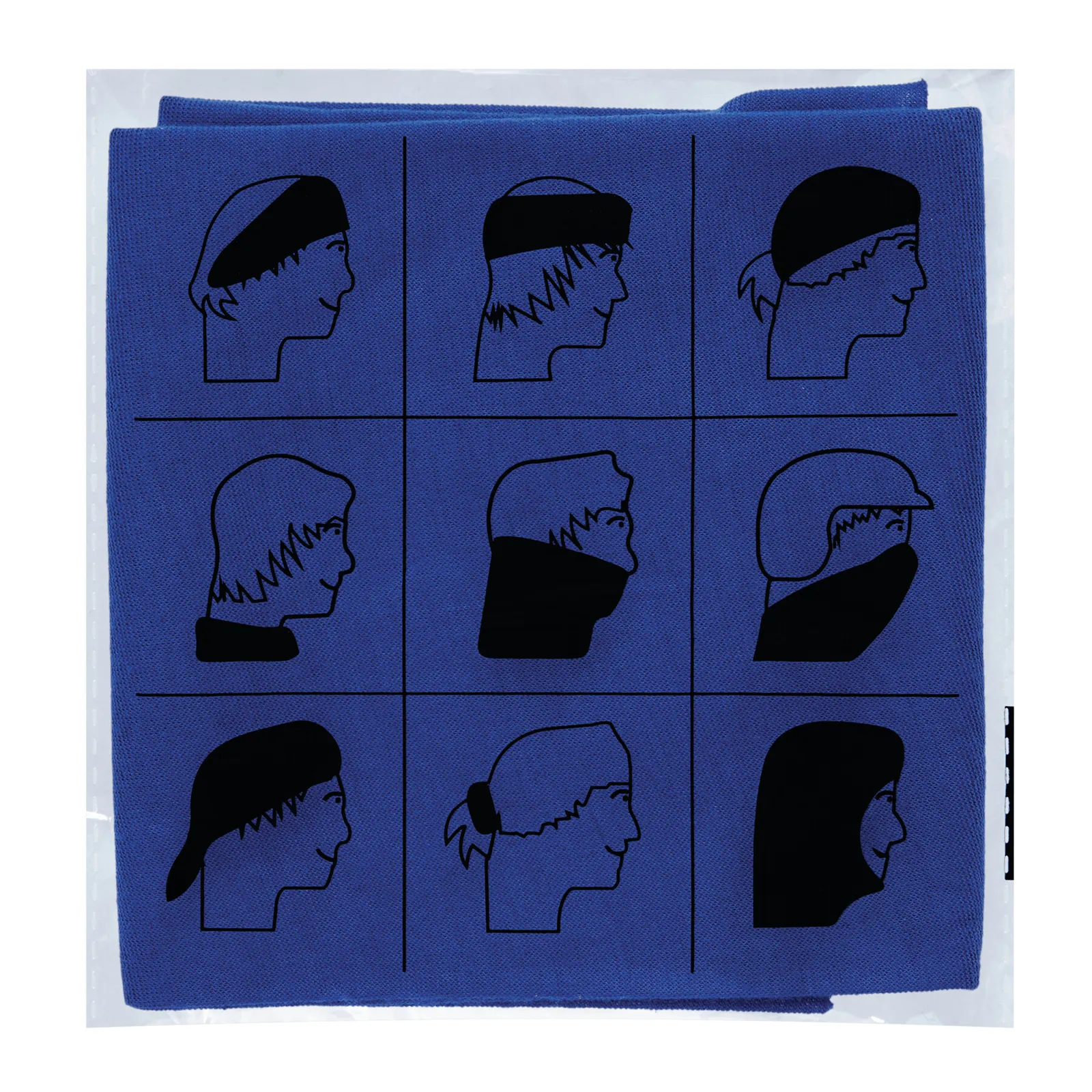 TRENDY - Multifunktionstuch, blau – Bild 3