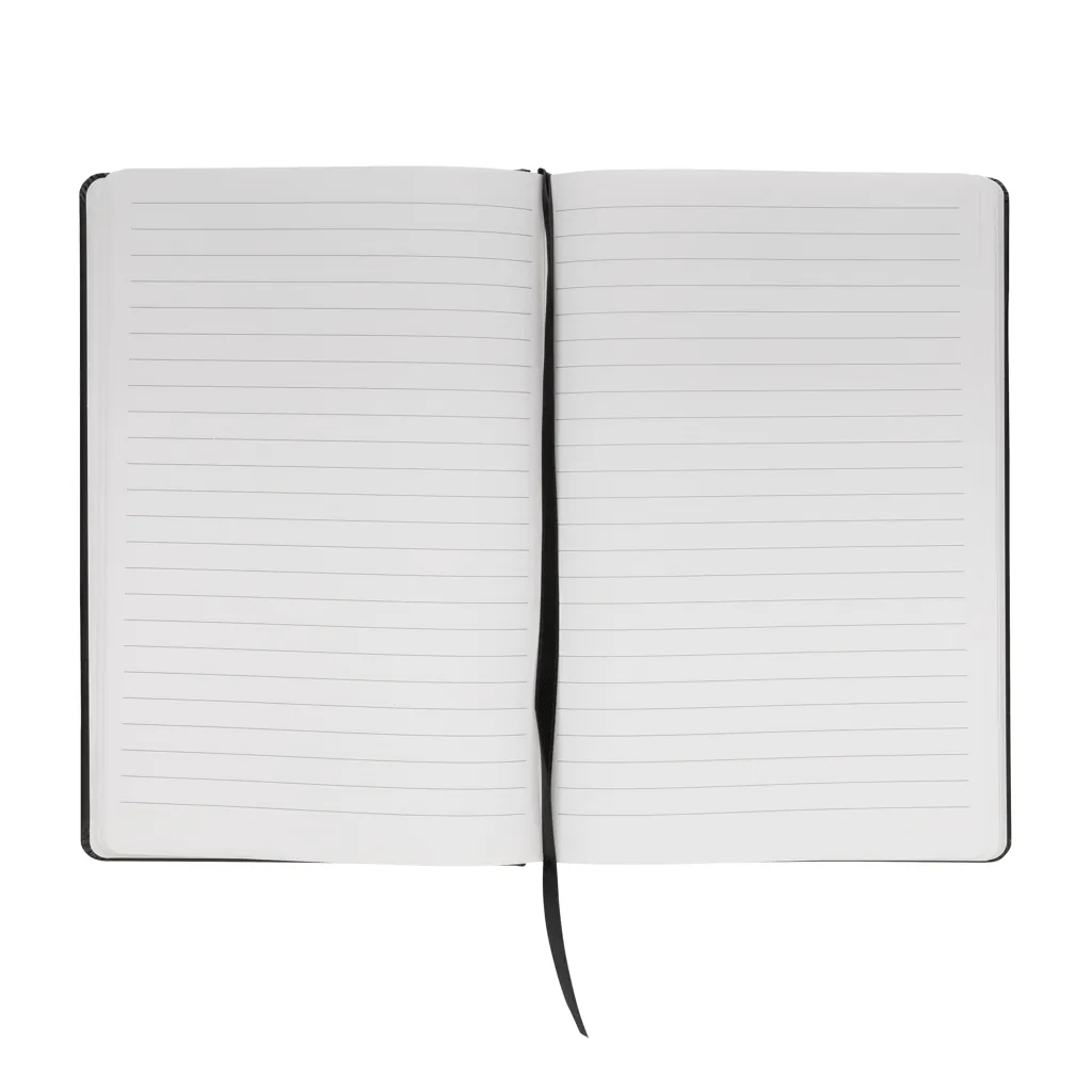 A5 Impact Steinpaper Hardcover Notizbuch, schwarz – Bild 2