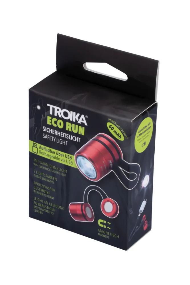 Taschenlampe ECO RUN rot/schwarz, rot/schwarz – Bild 8