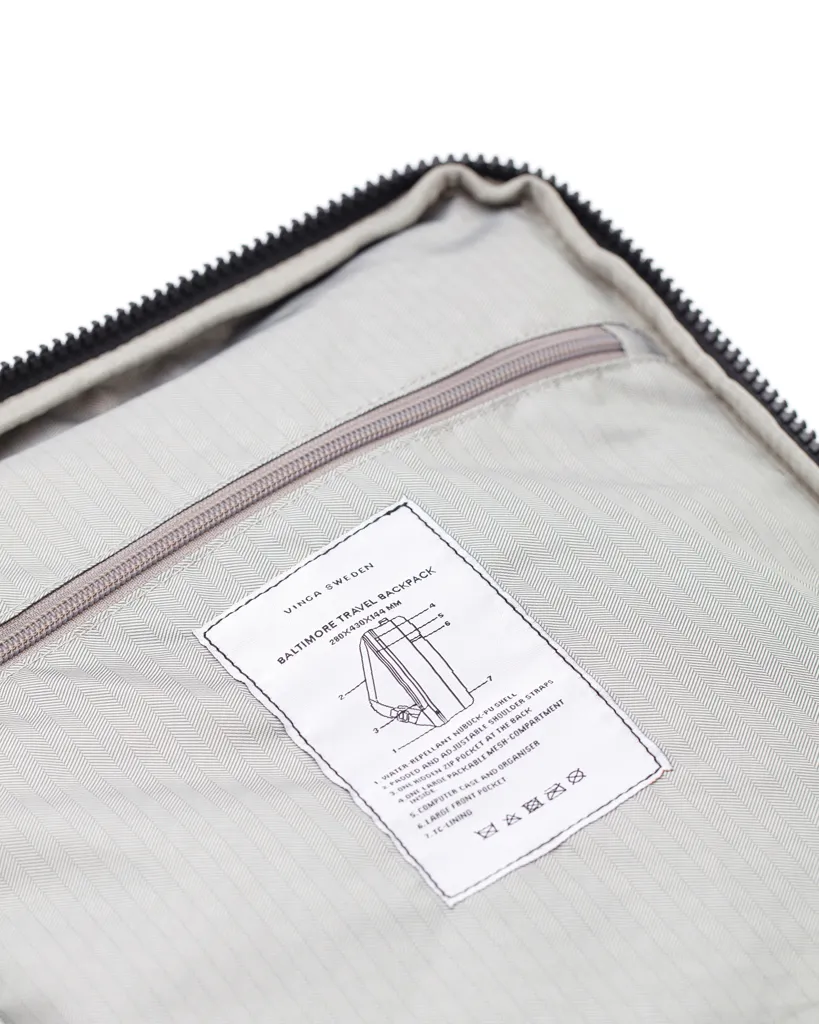VINGA Baltimore TCS Travel Rucksack, grün – Bild 5
