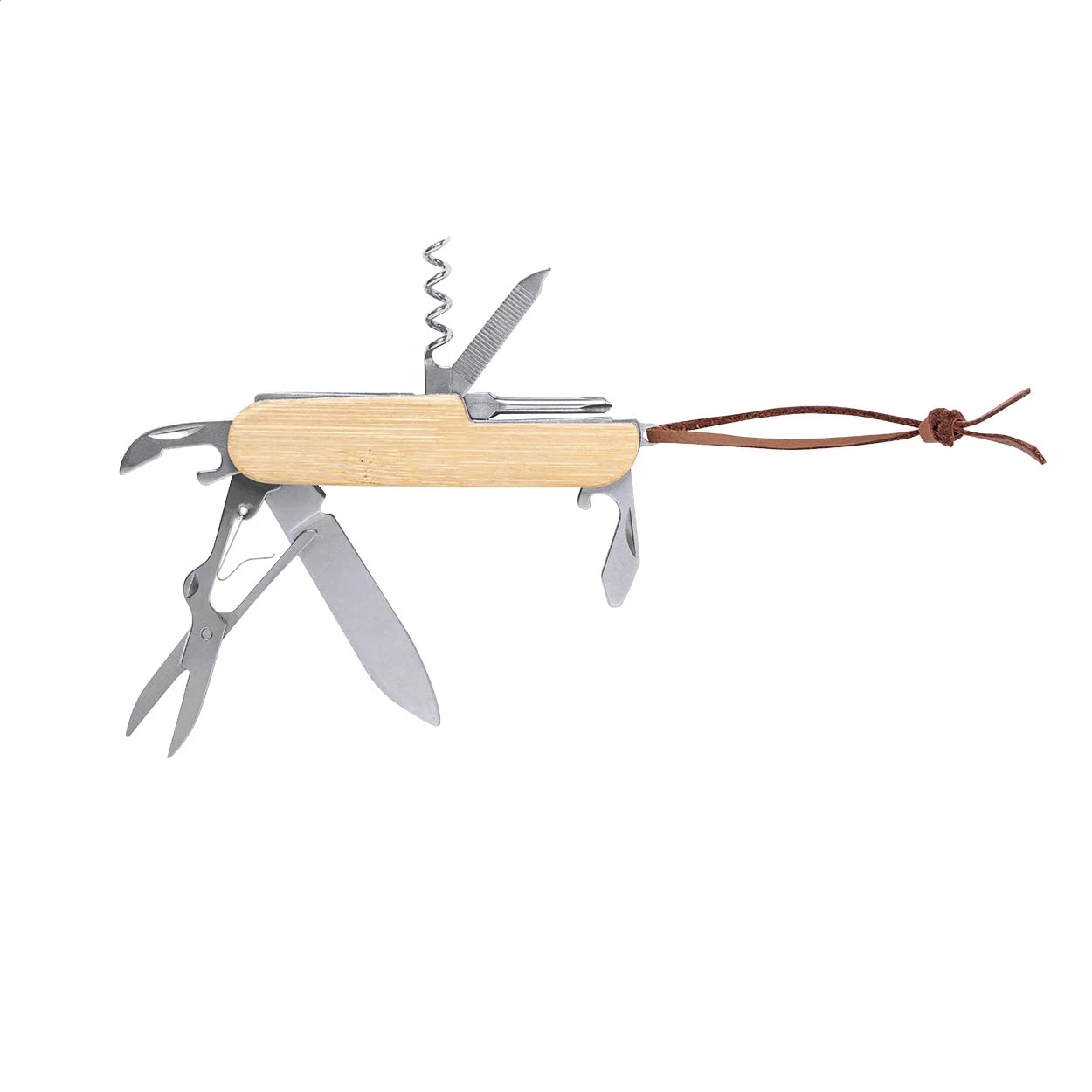 Multifunktionstaschenmesser Hiddins, natur – Bild 3
