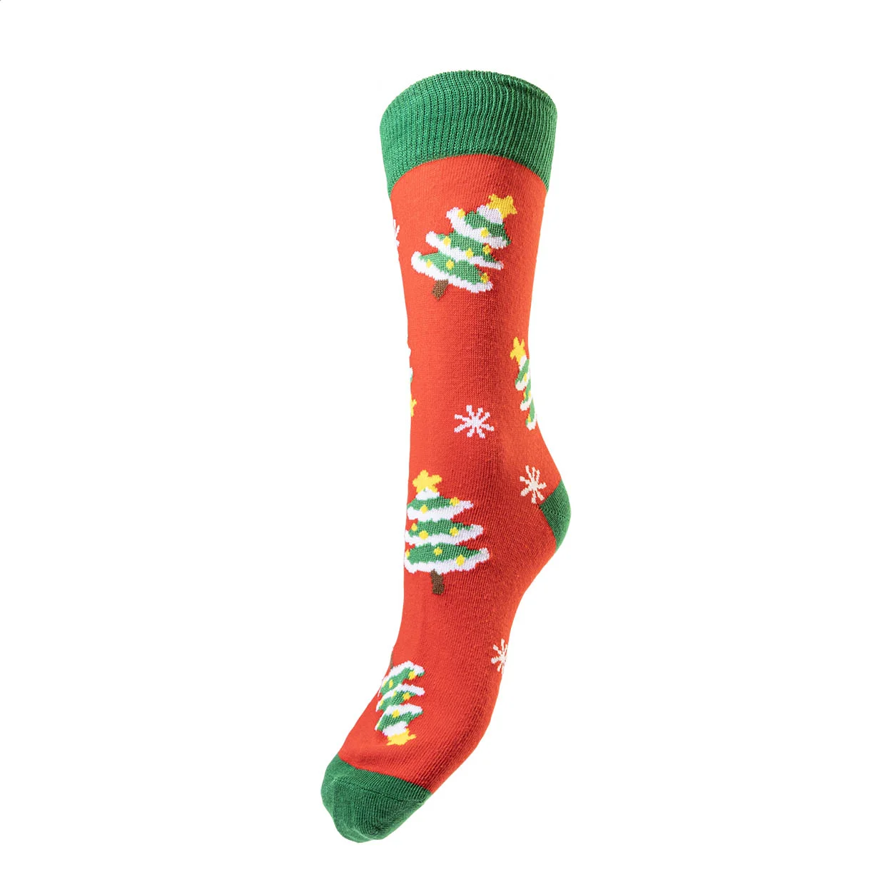 Weihnachtssocken Julsokka, Schneemann, rot, grün – Bild 5