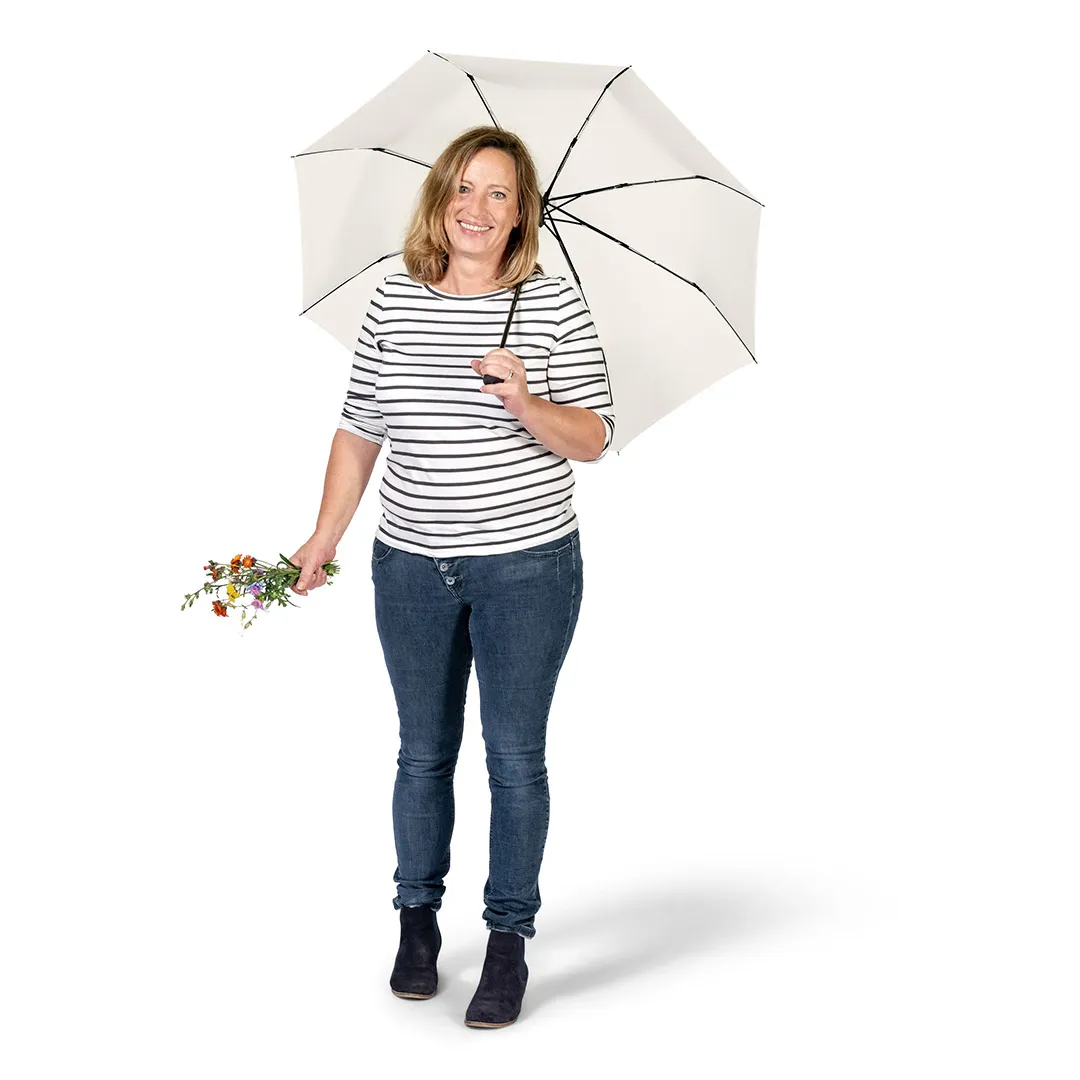 Taschenschirm ÖkoBrella, Ø 98 cm, Länge 27 cm, naturweiß wS – Bild 10