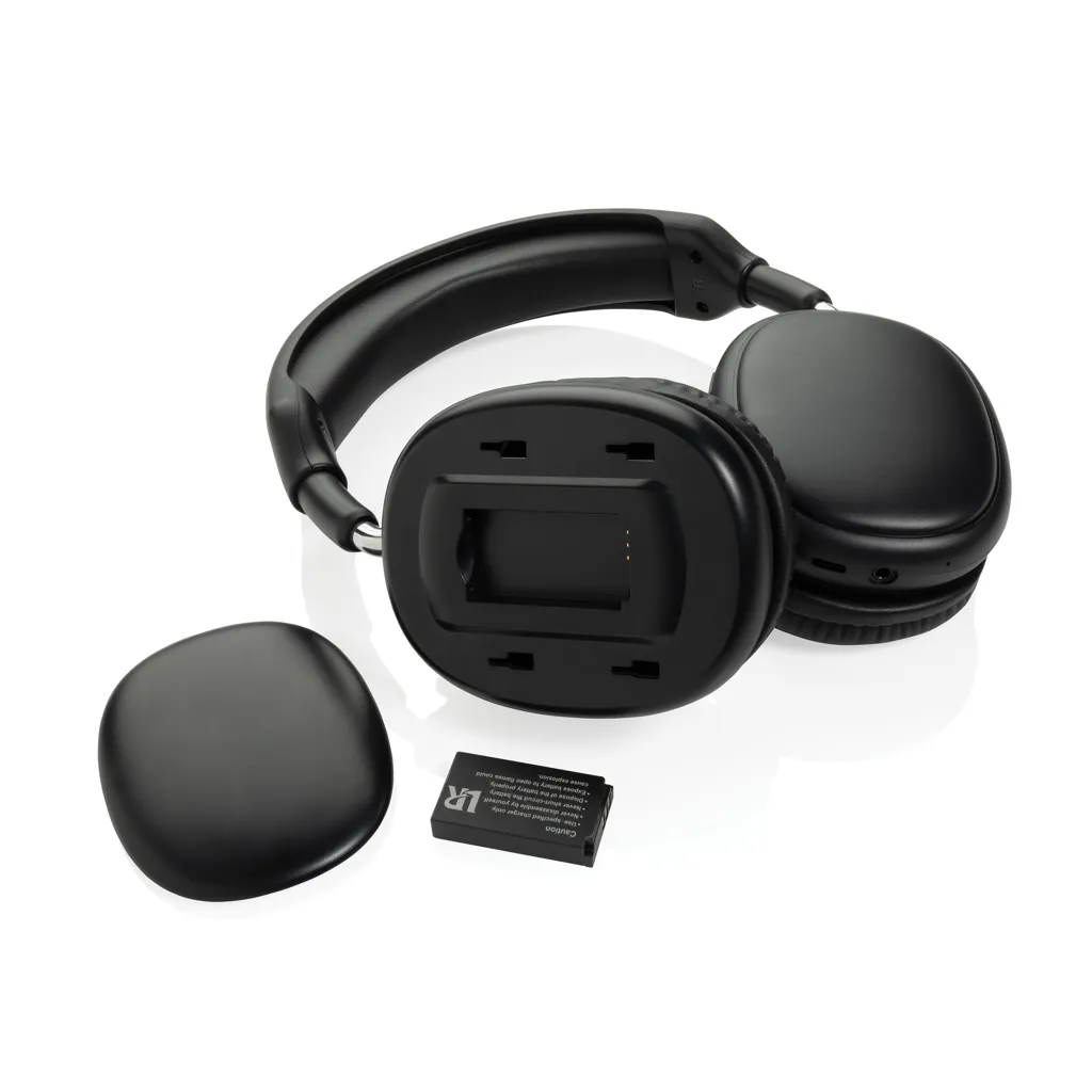Spectra RCS Wireless-Kopfhörer mit herausnehmbarem Akku, schwarz – Bild 2