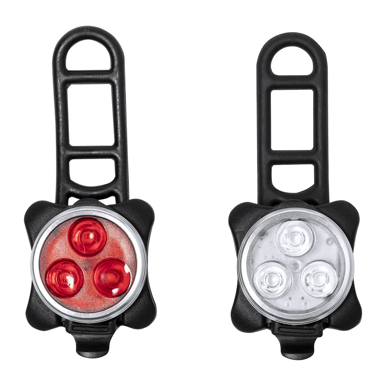 Fahrradlichtset Bilux, schwarz – Bild 2