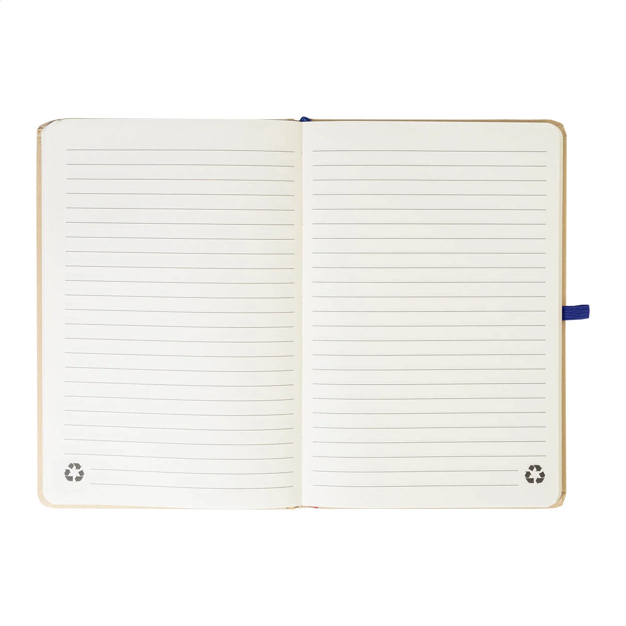 Notizbuch Collus A5 mit Farbeffekt, blau – Bild 4