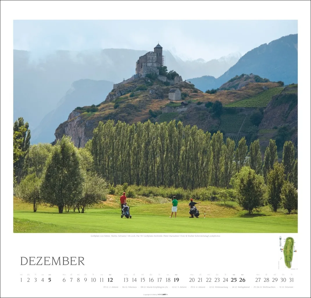 Golf Wandkalender 2027 – Bild 13