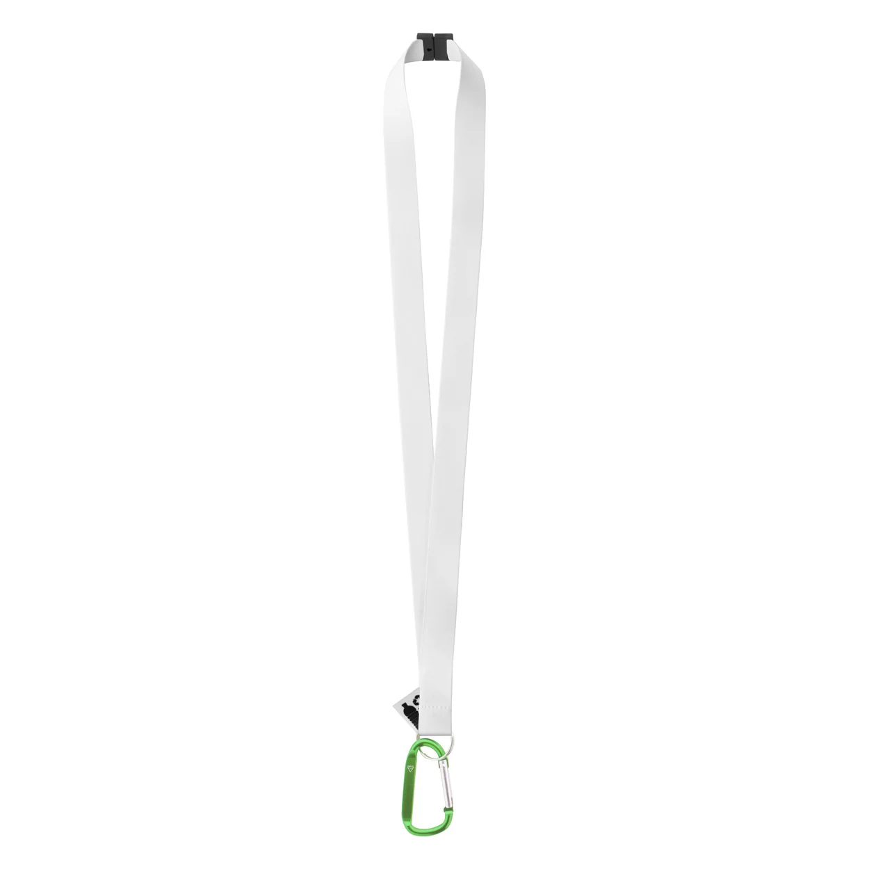Lanyard Subyard XL Safe RPET mit Sublimationsdruck, grün – Bild 2