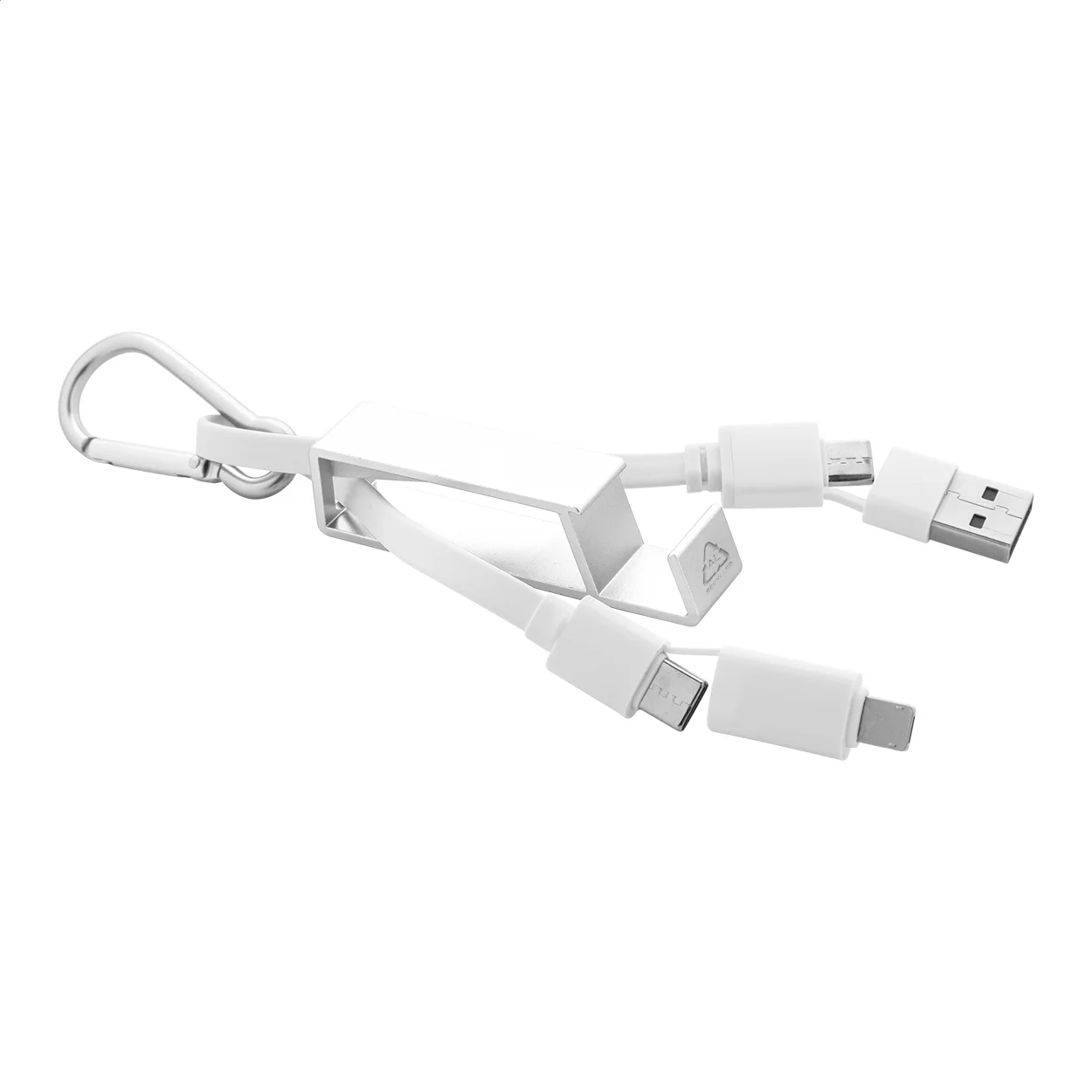 USB-Ladekabel Cappy, silber – Bild 6