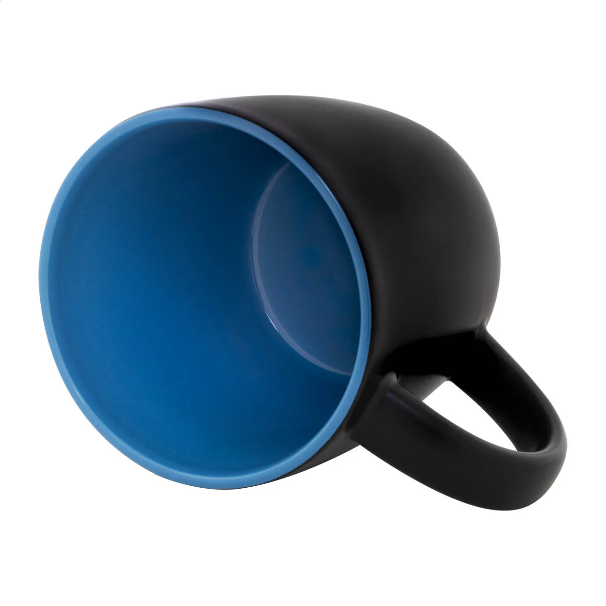 Tasse Sculptus, blau, schwarz – Bild 5