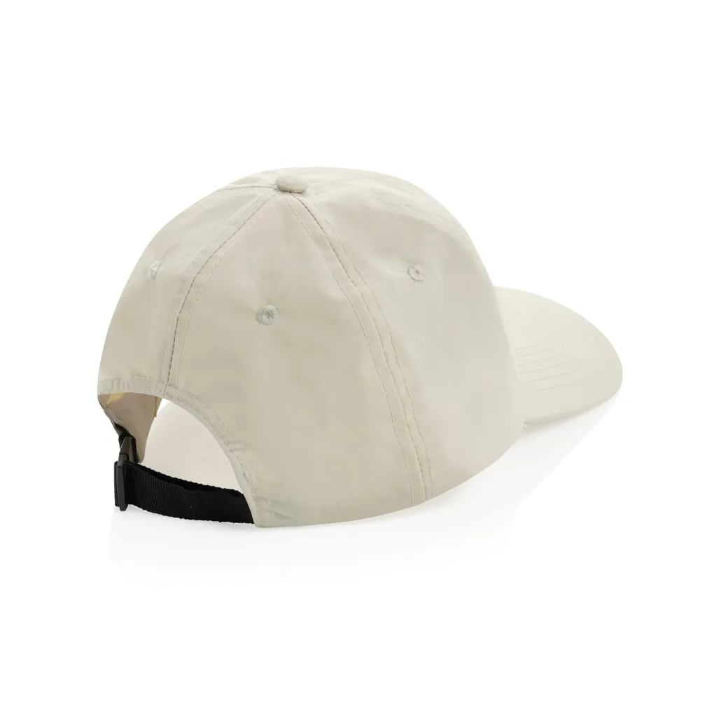 KENTO URBAN RCS 5-Panel-Cap aus RCS recyceltem Nylon, beige – Bild 4