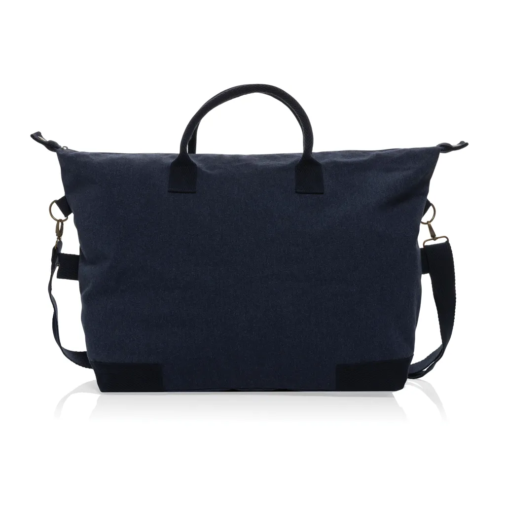 Kezar AWARE™ 500g/m² Wochenendtasche aus recyceltem Canvas, navy blau – Bild 4