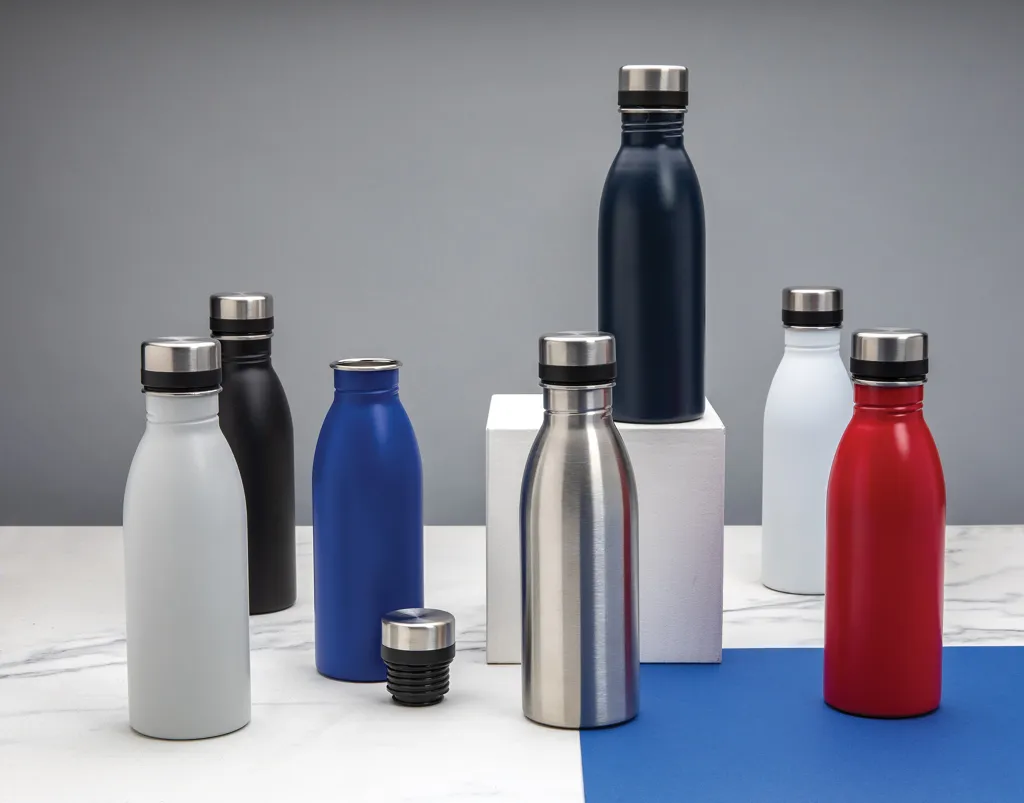 Deluxe Wasserflasche aus RCS recyceltem Stainless-Steel, rot – Bild 7