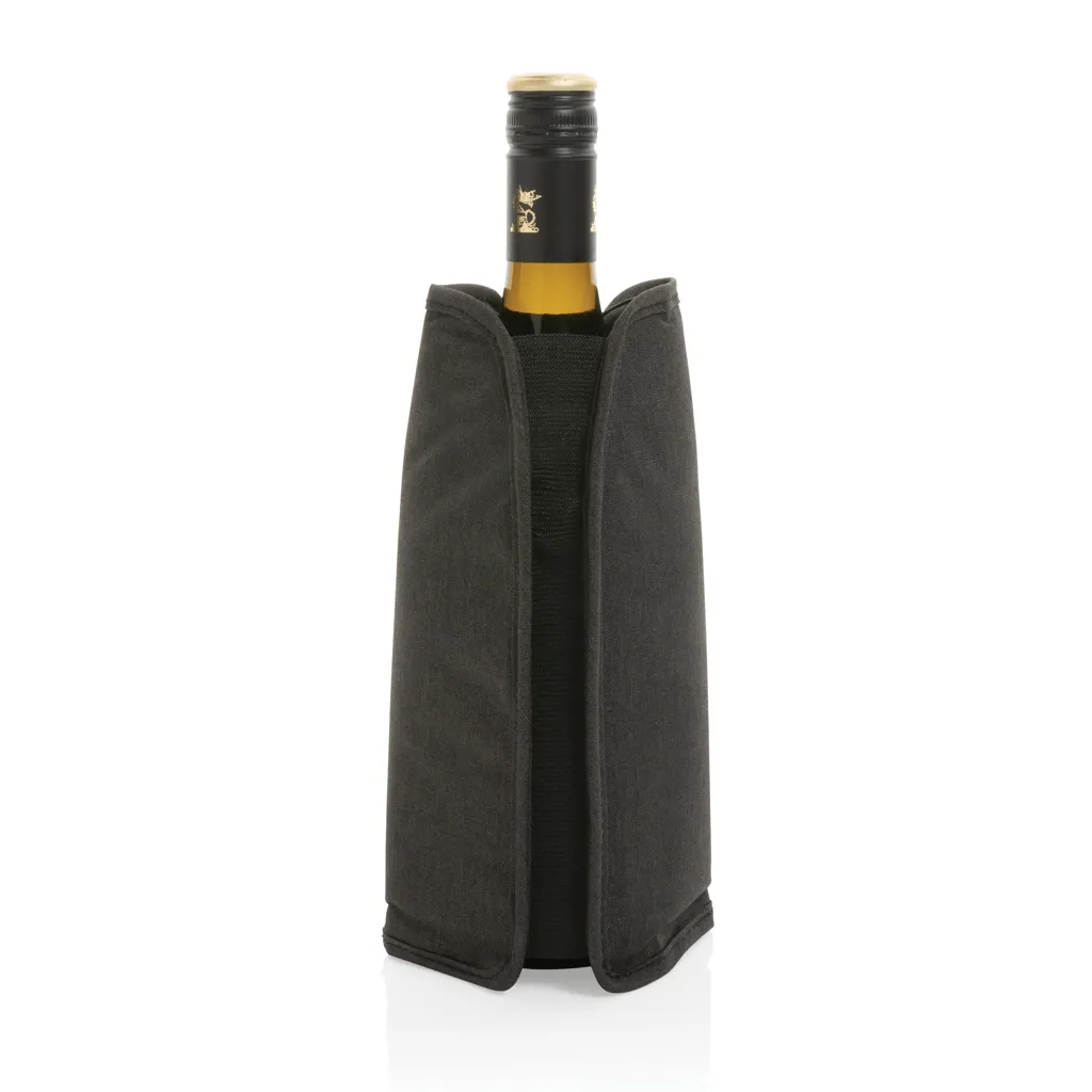 Vino AWARE™ rPET Weinkühler-Sleeve, schwarz – Bild 3
