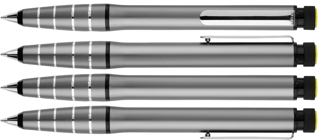 2in1 Drehkugelschreiber anthrazit, anthrazit – Bild 2
