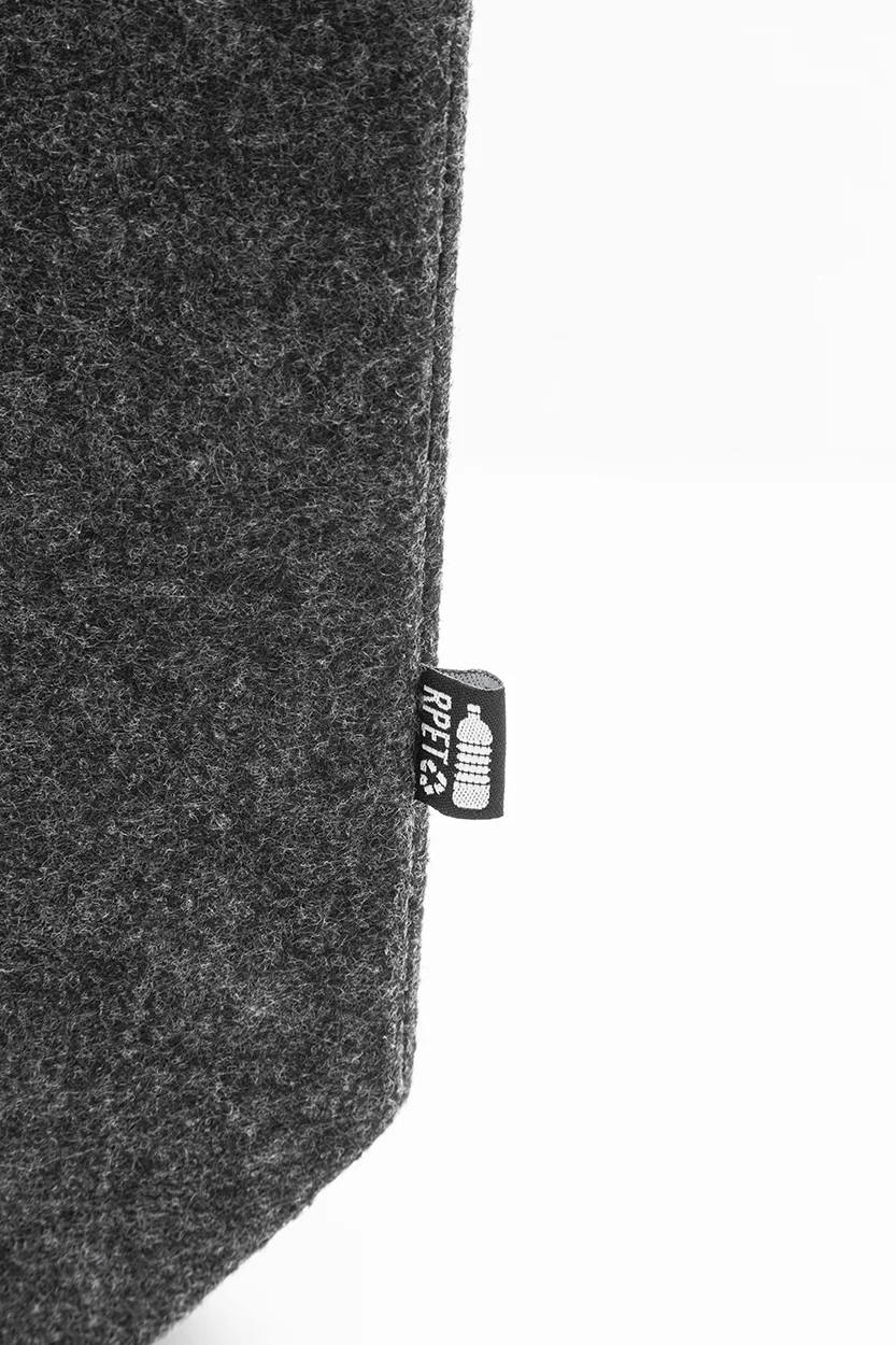 Strandtasche RPET Refelt Beach, dunkelgrau – Bild 2