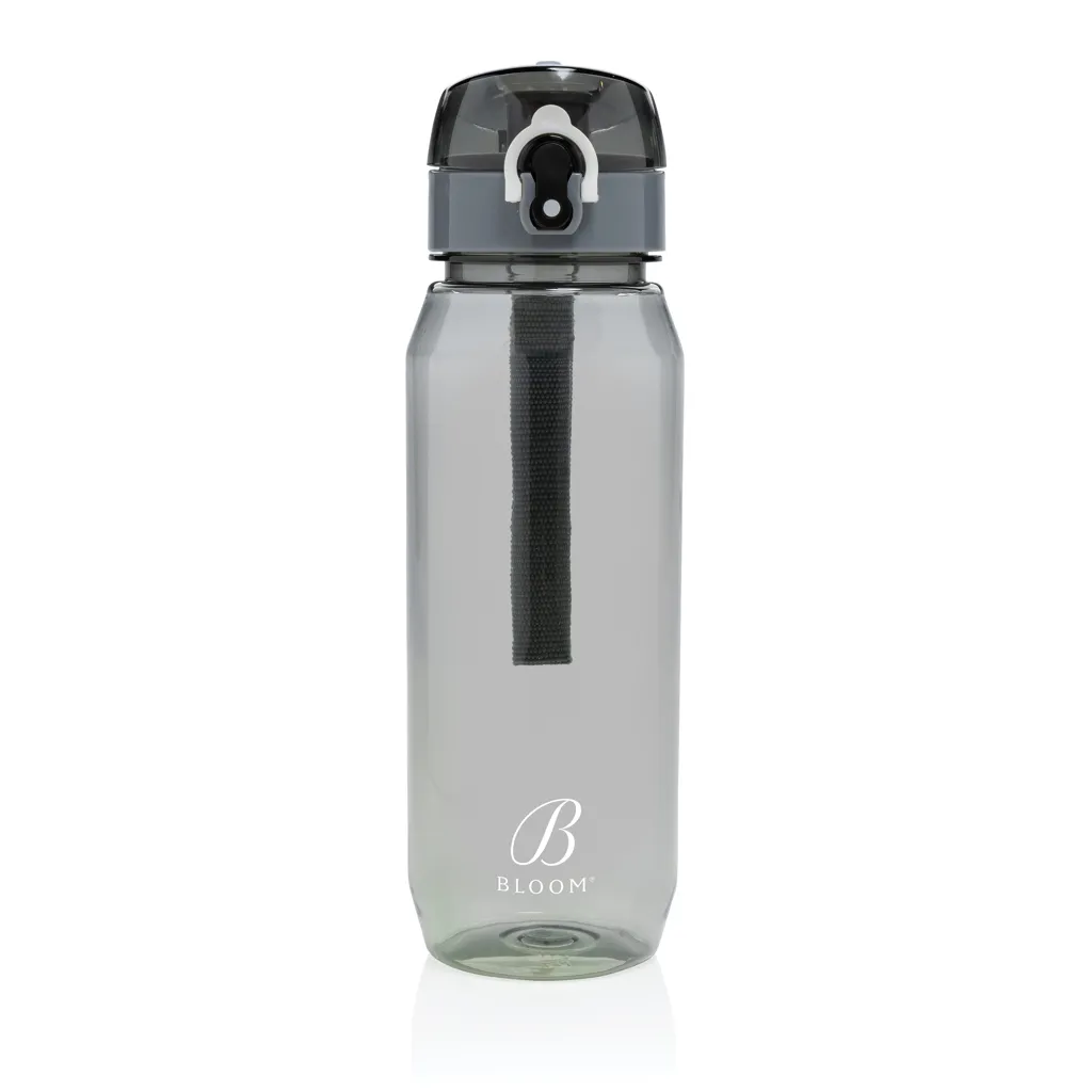 Yide verschließbare Wasserflasche aus RCS rec. PET, 800ml, schwarz – Bild 4