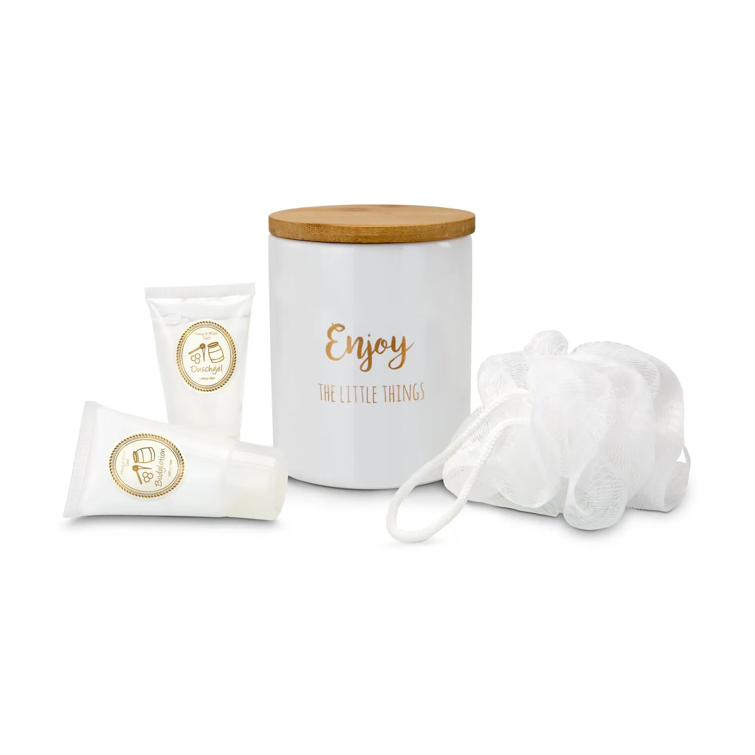Wellness-Geschenkset: Enjoy, weiß – Bild 2