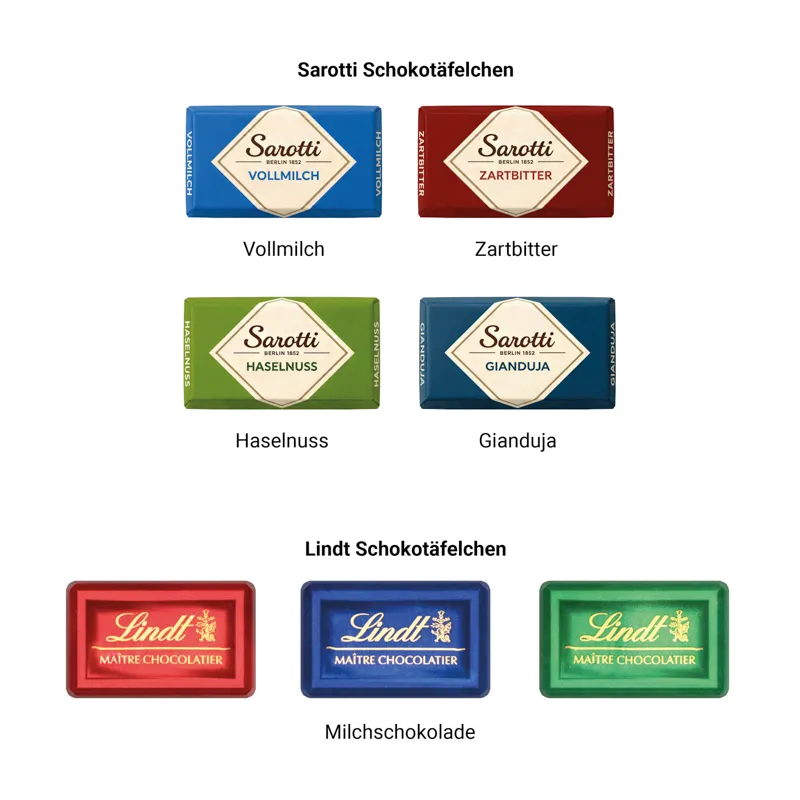 Premium Tisch Adventskalender Flip Cover Eco Hochformat Sarotti Schokotäfelchen – Bild 2