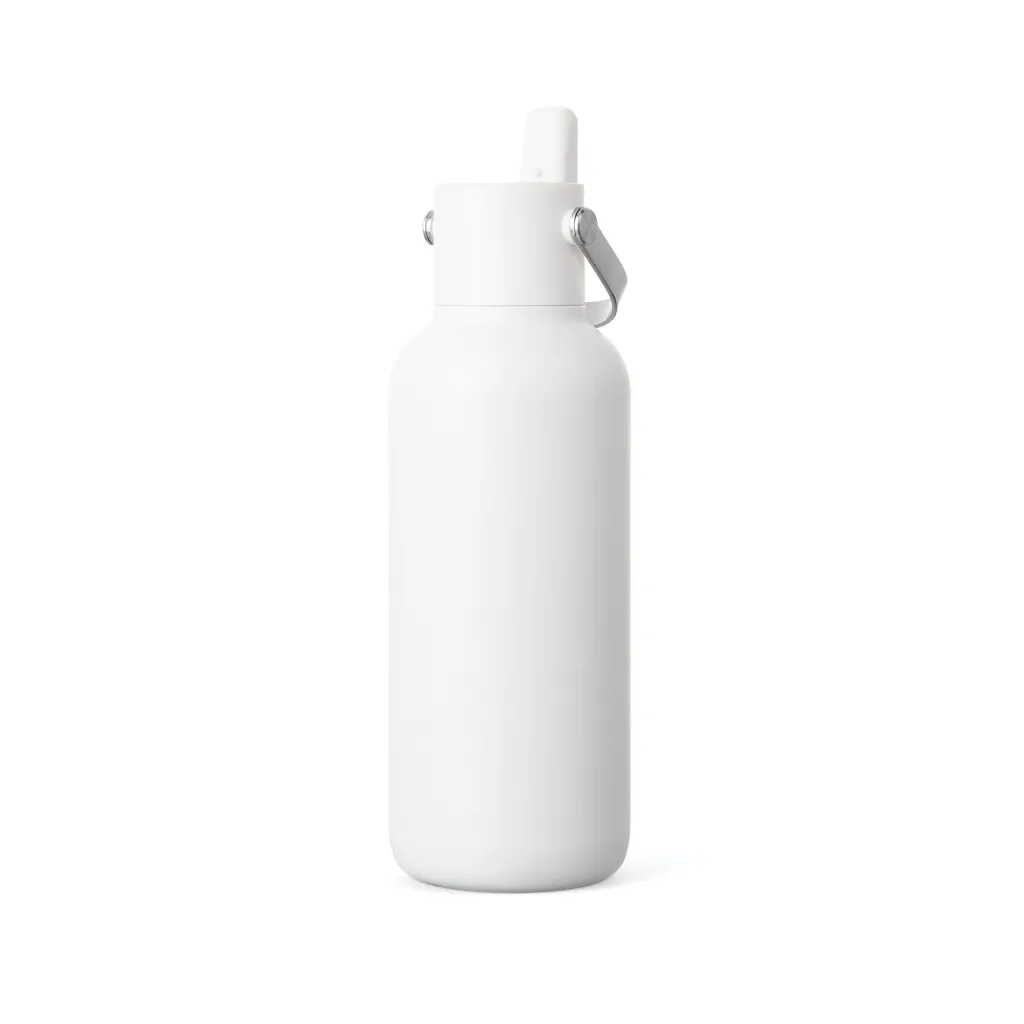 VINGA Cael RCS Stainless-Steel Trinkflasche 600ml, weiß – Bild 4