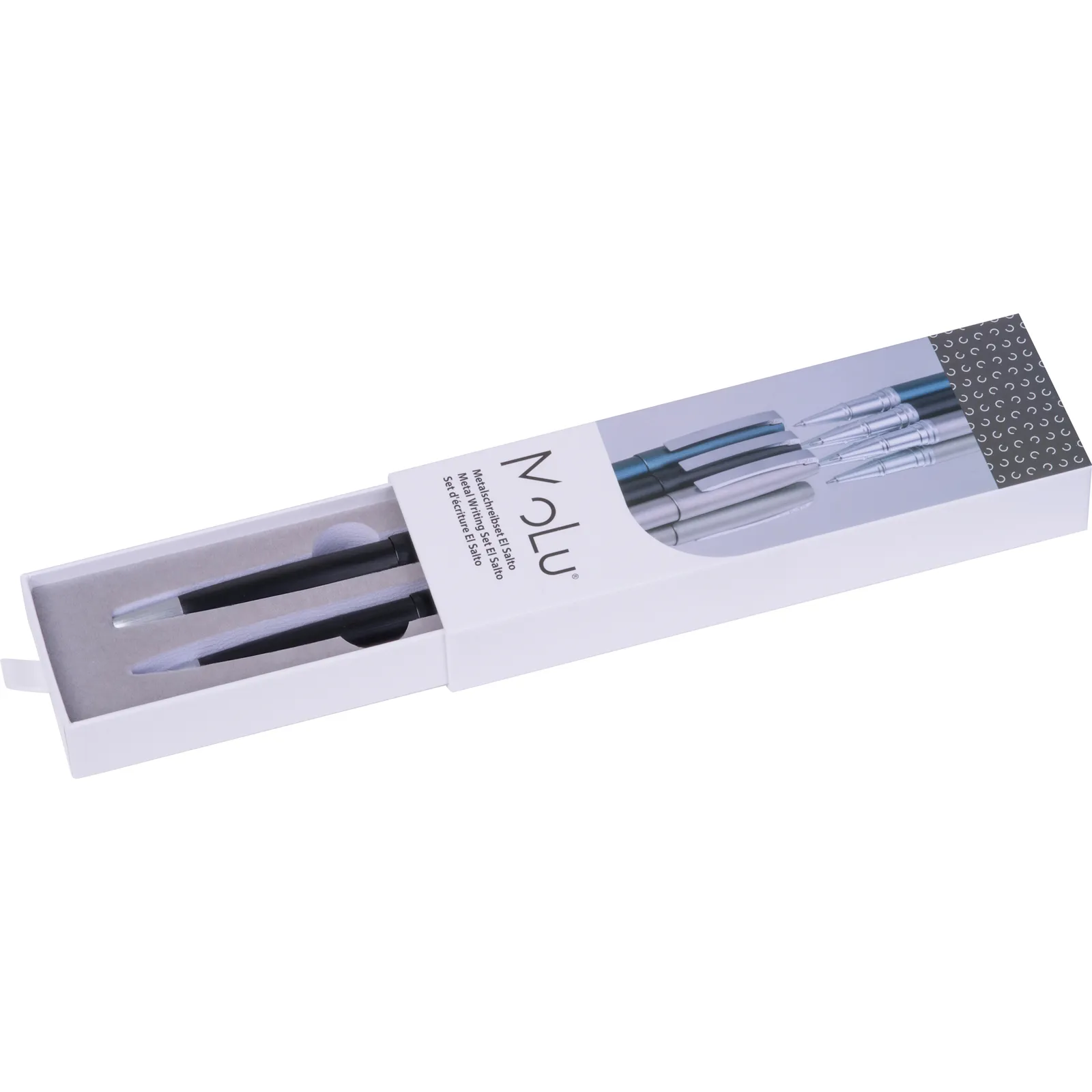 MoLu Metallschreibset El Salto, schwarz – Bild 3