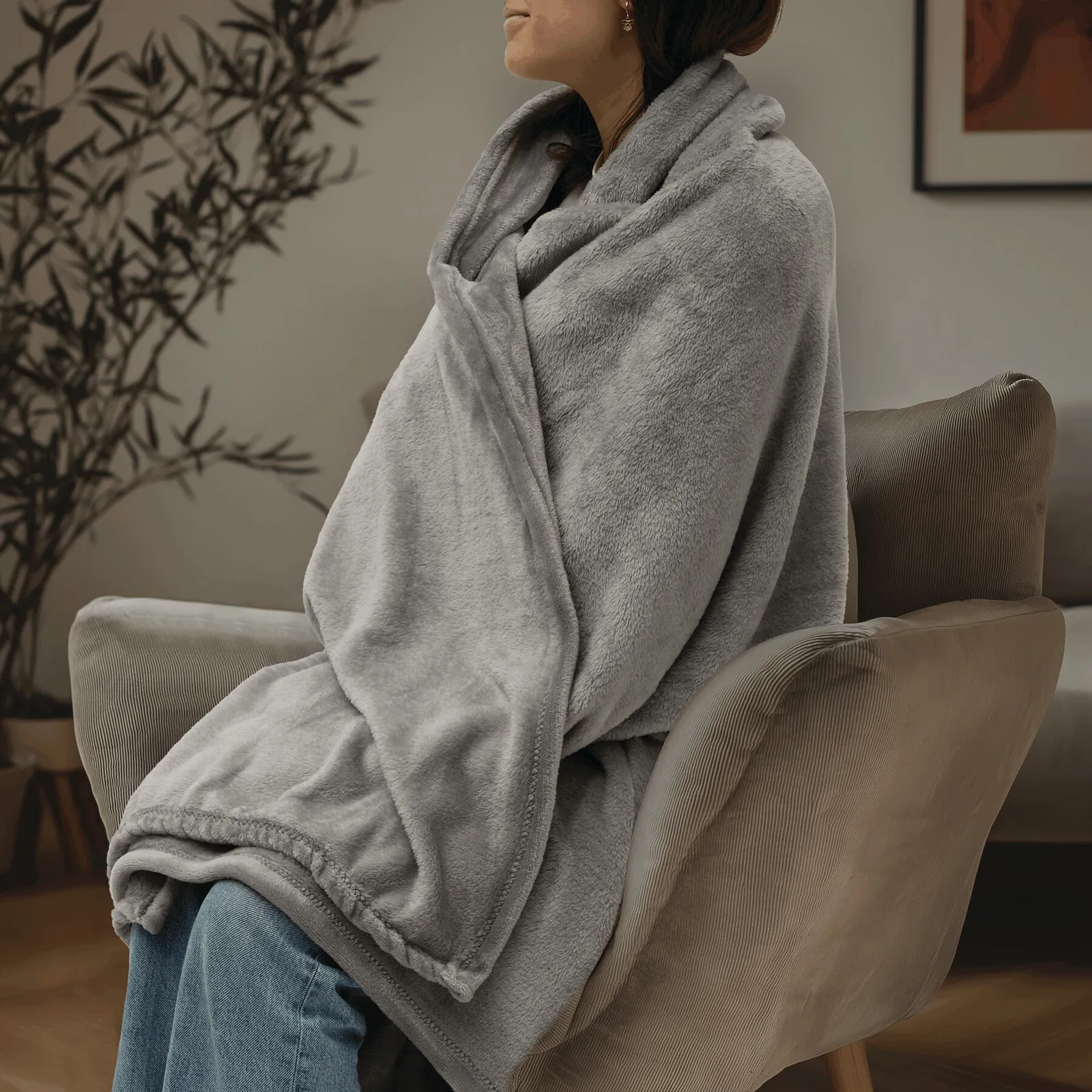 SNUGGLE DREAM - Wohn- und Kuscheldecke, grau – Bild 10