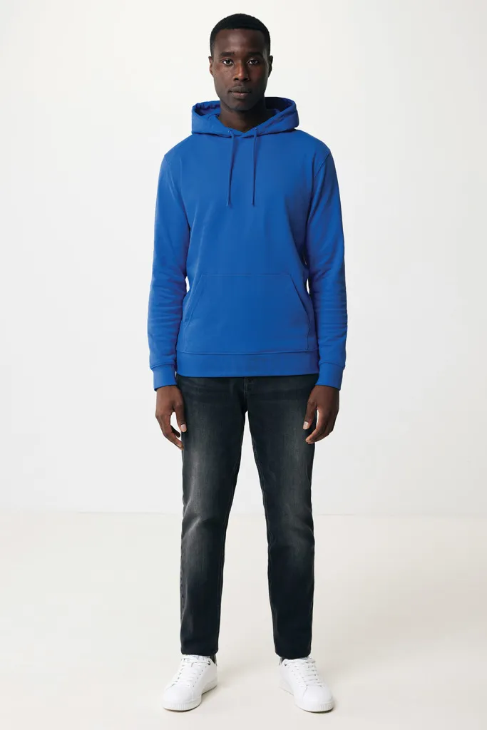 IQONIQ Jasper Hoodie aus recycelter Baumwolle, Königsblau – Bild 7