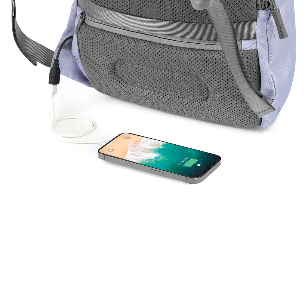 Bobby Soft, Anti-Diebstahl-Rucksack, lavender – Bild 10
