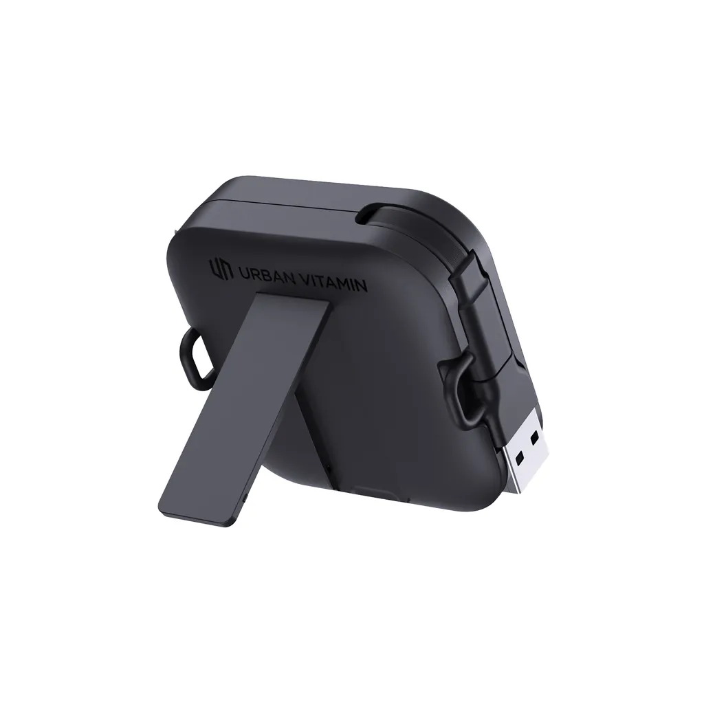 Urban Vitamin San Jose 100W-Halter mit einziehbarem Kabel, schwarz – Bild 5