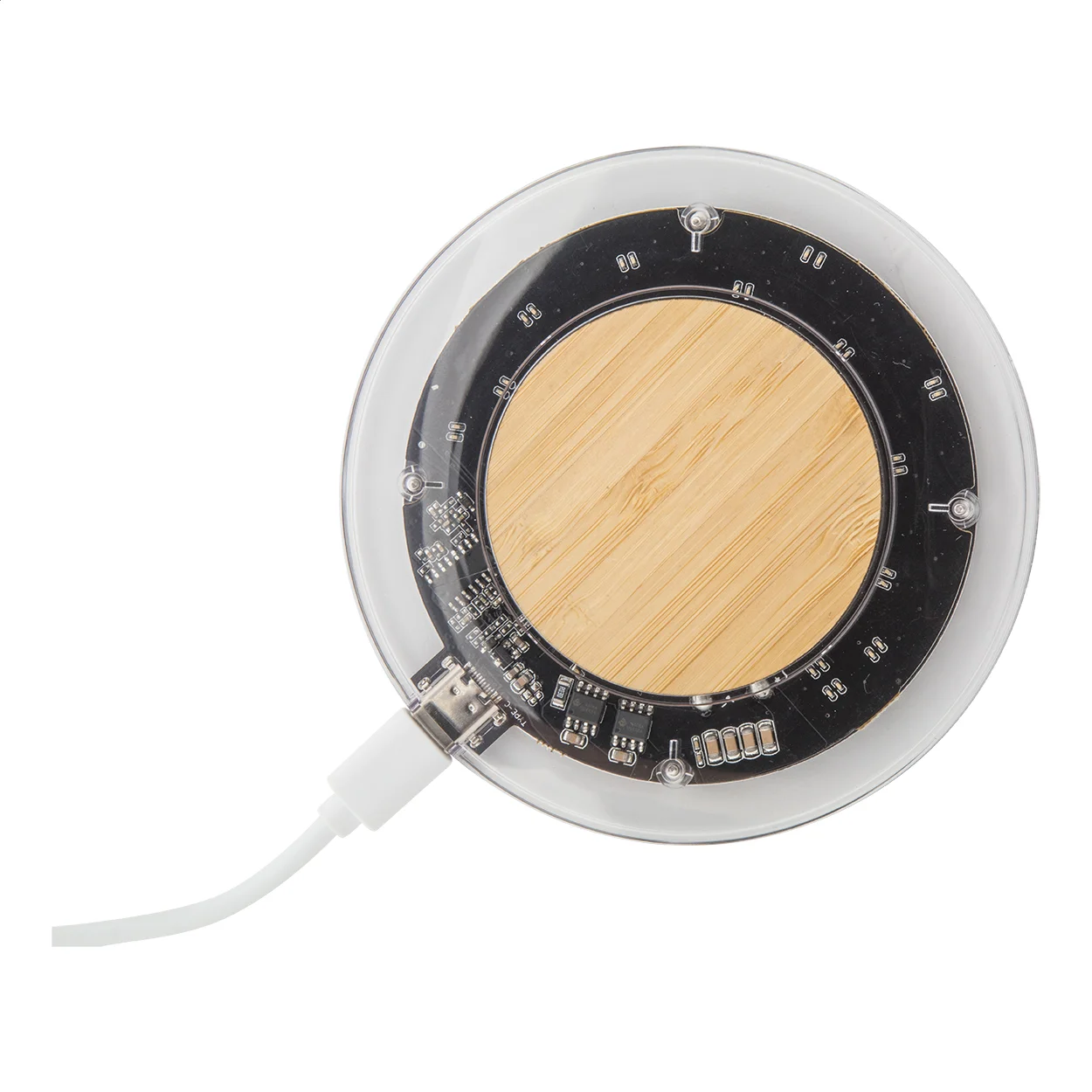 transparenter Wireless-Charger SeeCharge, natur, transparent – Bild 2