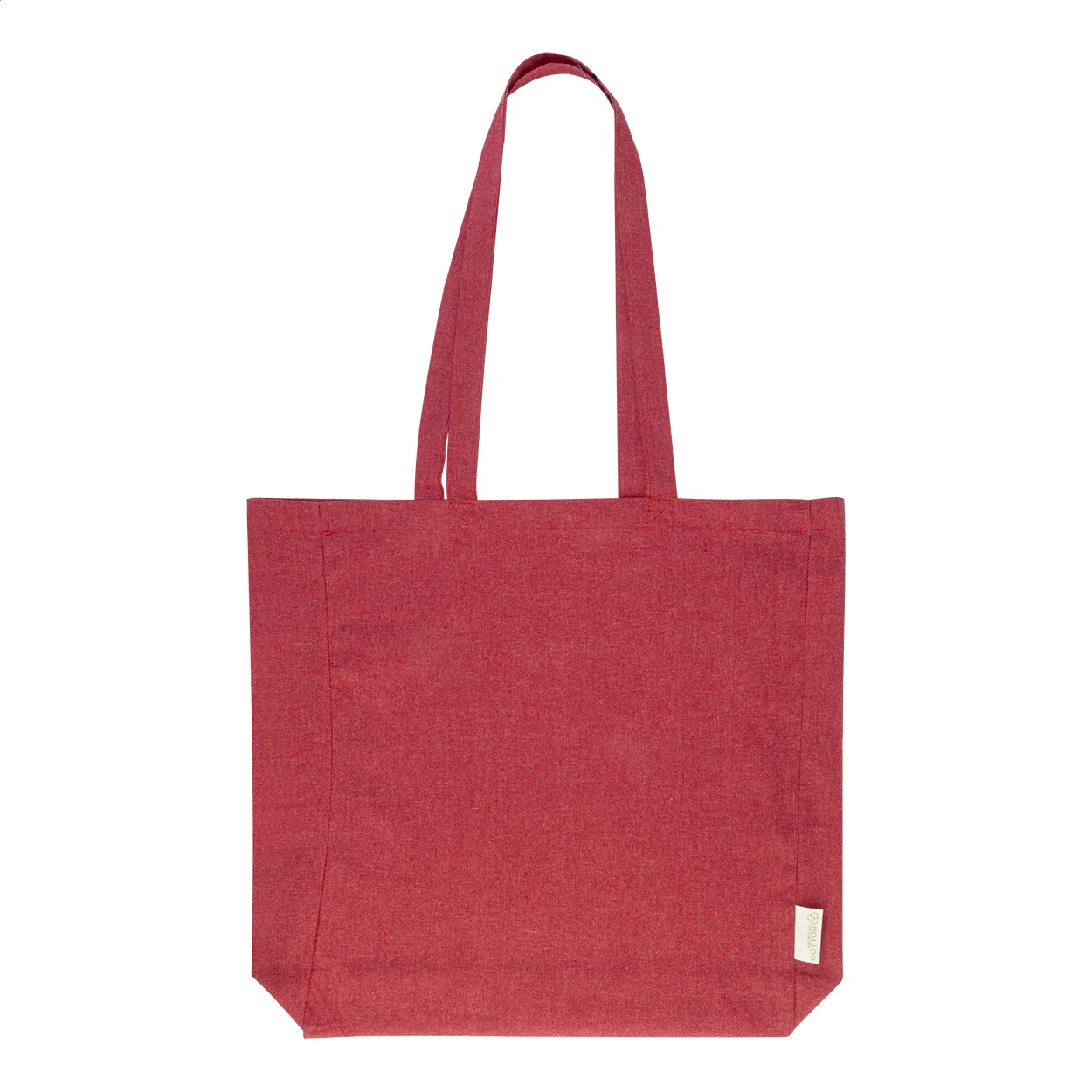 Einkaufstasche Guspex Hue aus recycelter Baumwolle, rot – Bild 2