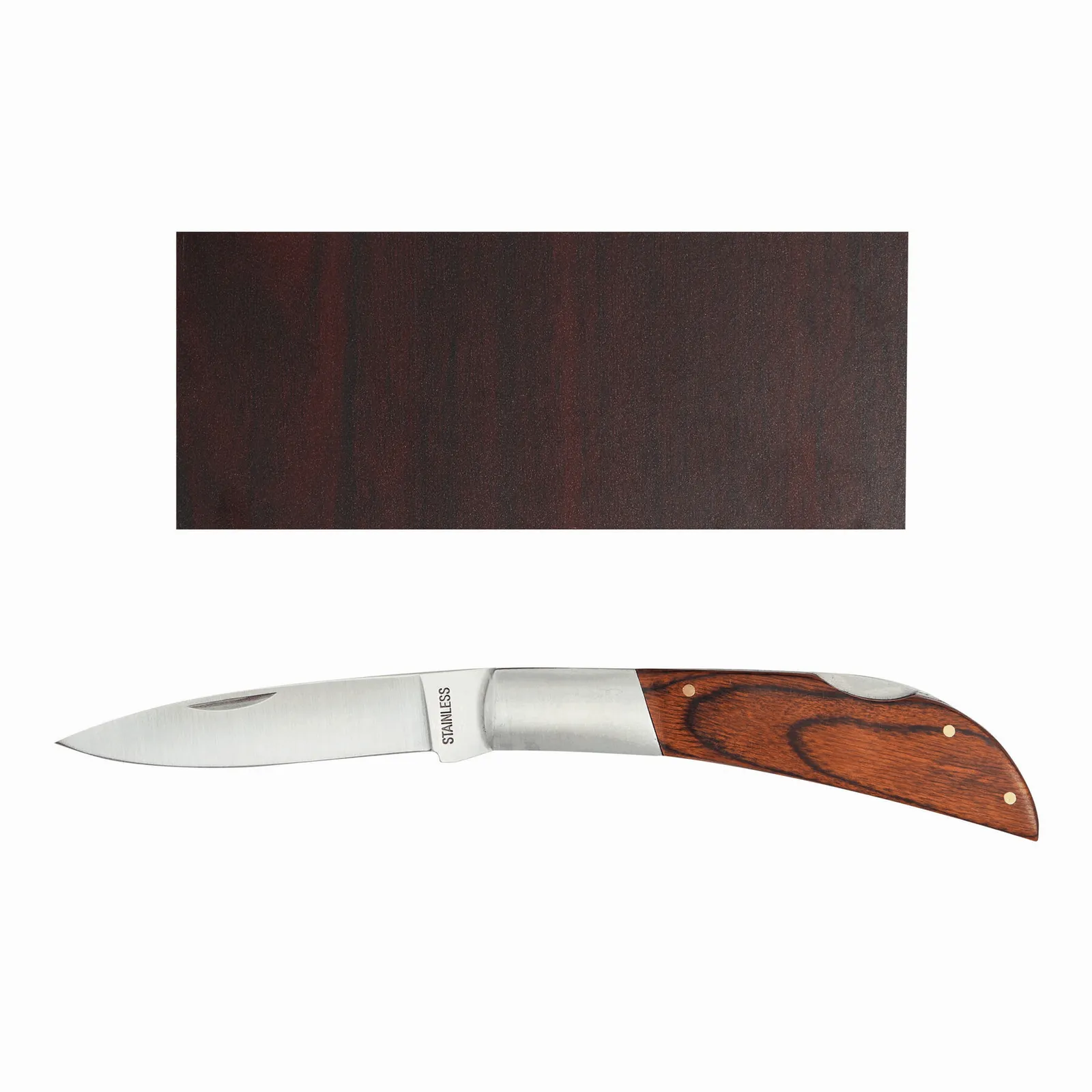 SURVIVOR - Klappmesser braun, silber, braun, silber – Bild 2