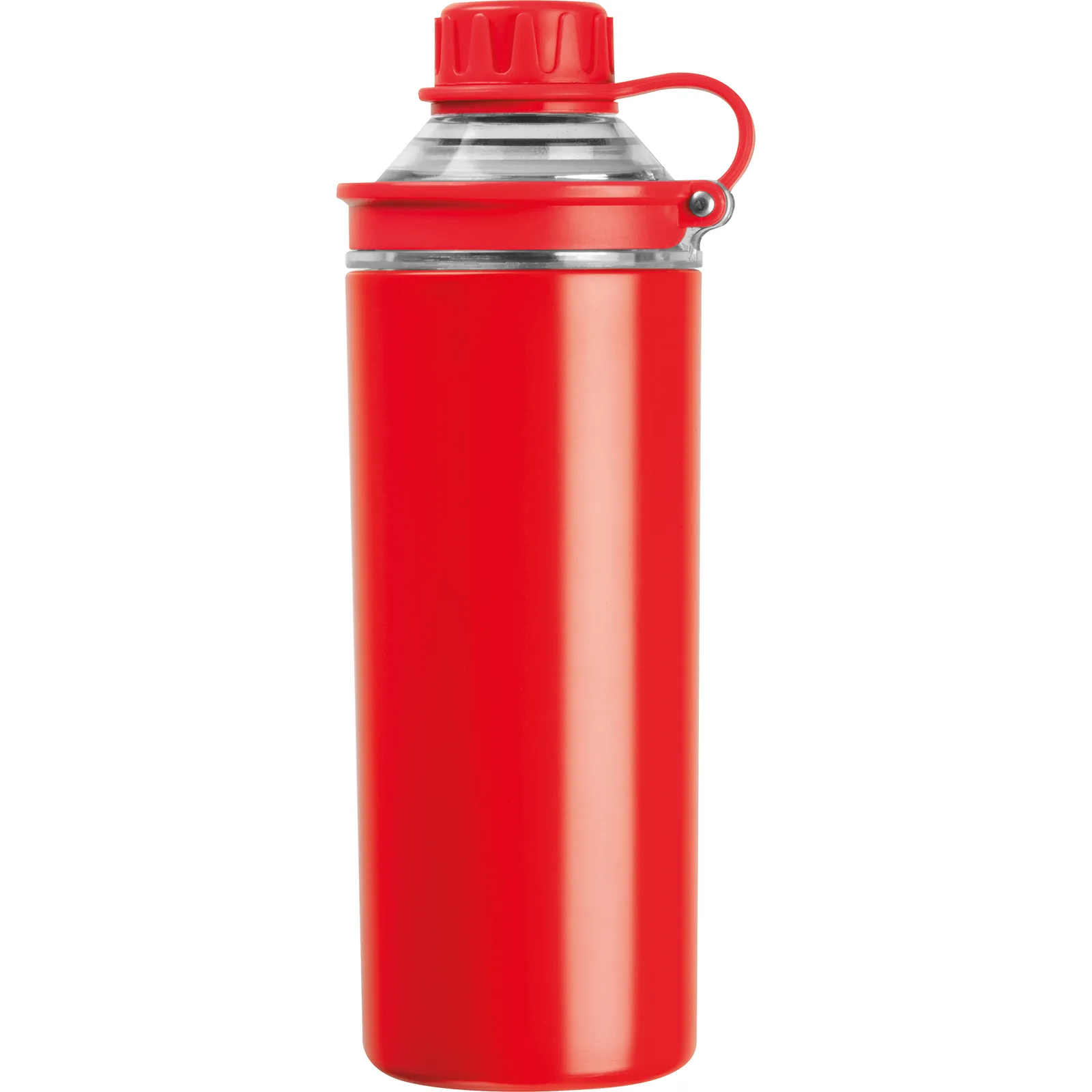 Doppelwandige Edelstahlflasche Monza, rot – Bild 3