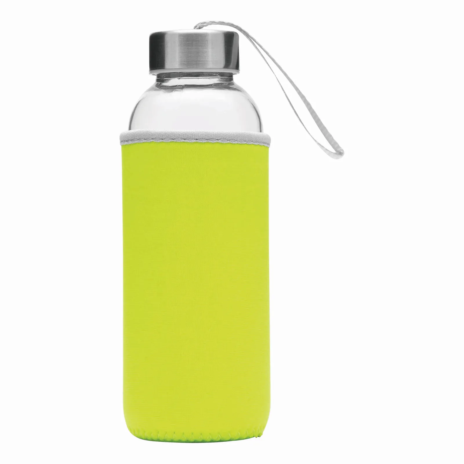 TAKE WELL - Glas-Flasche, apfelgrün, transparent – Bild 2