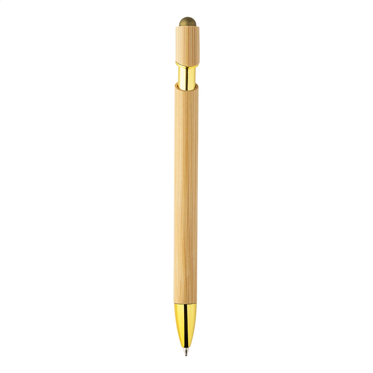 Touchpen-Kugelschreiber Tonnel Boo, gold – Bild 2