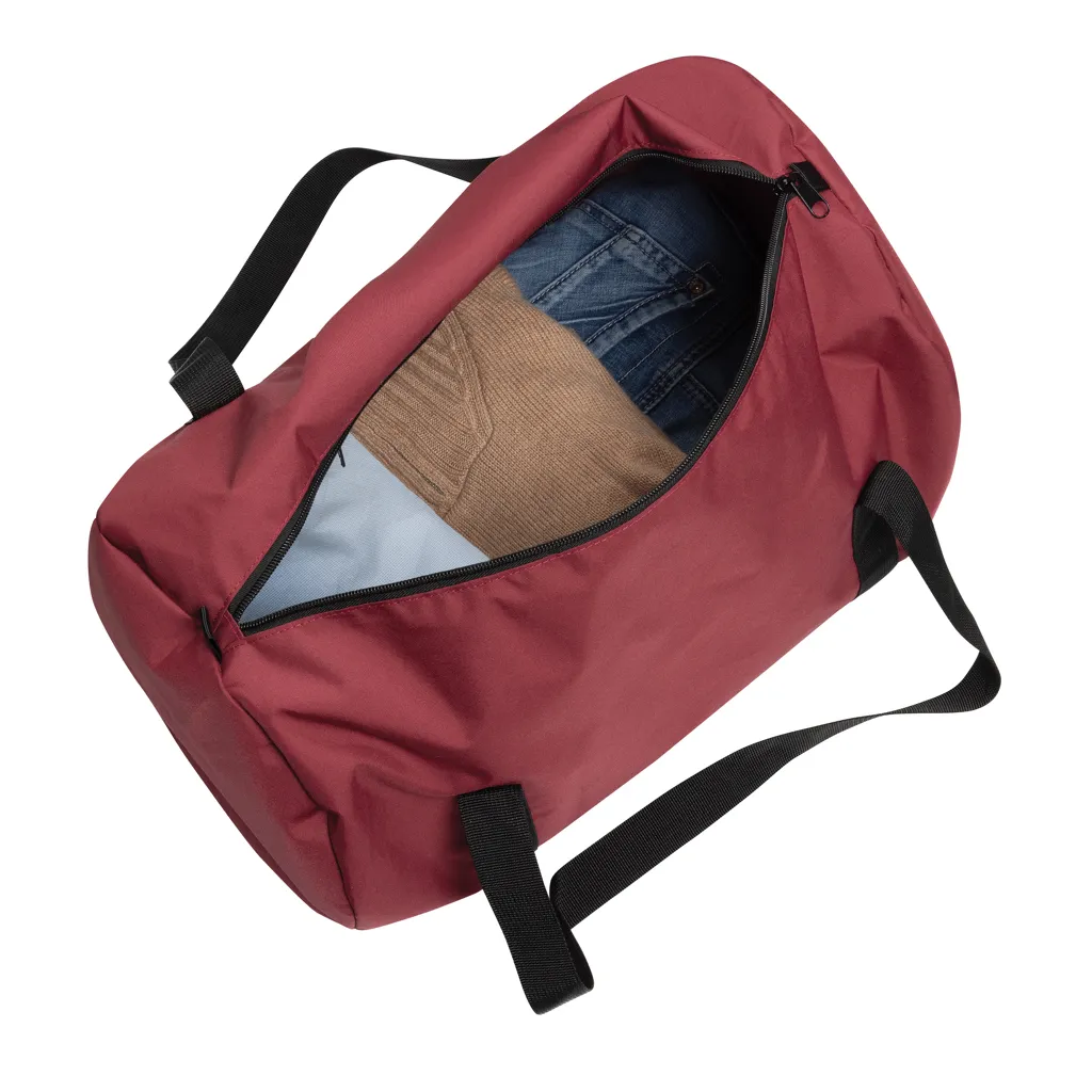 Dillon AWARE™ RPET faltbare Sporttasche, rot – Bild 4