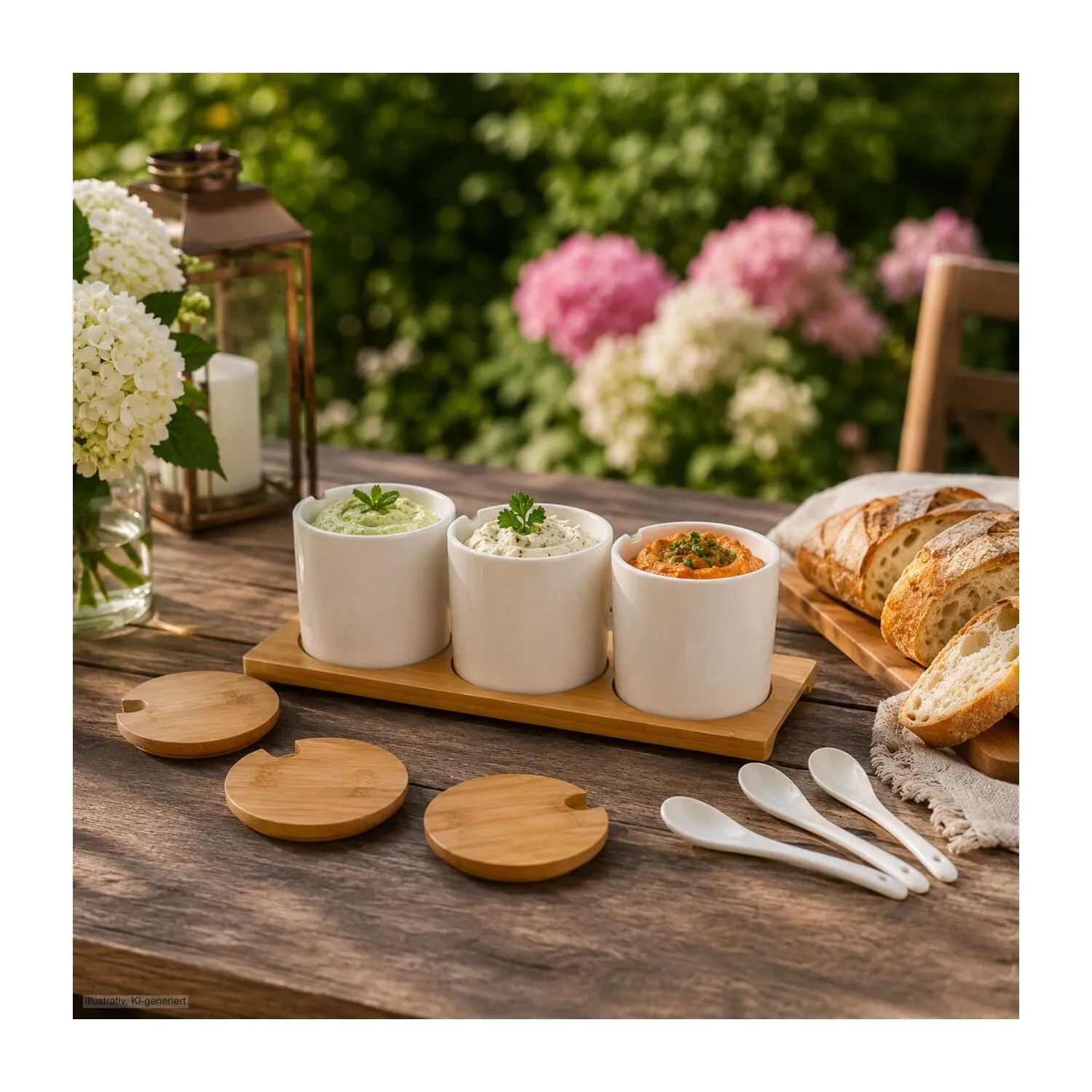ROMINOX® Dip-Set // Tre Malva, weiß – Bild 4