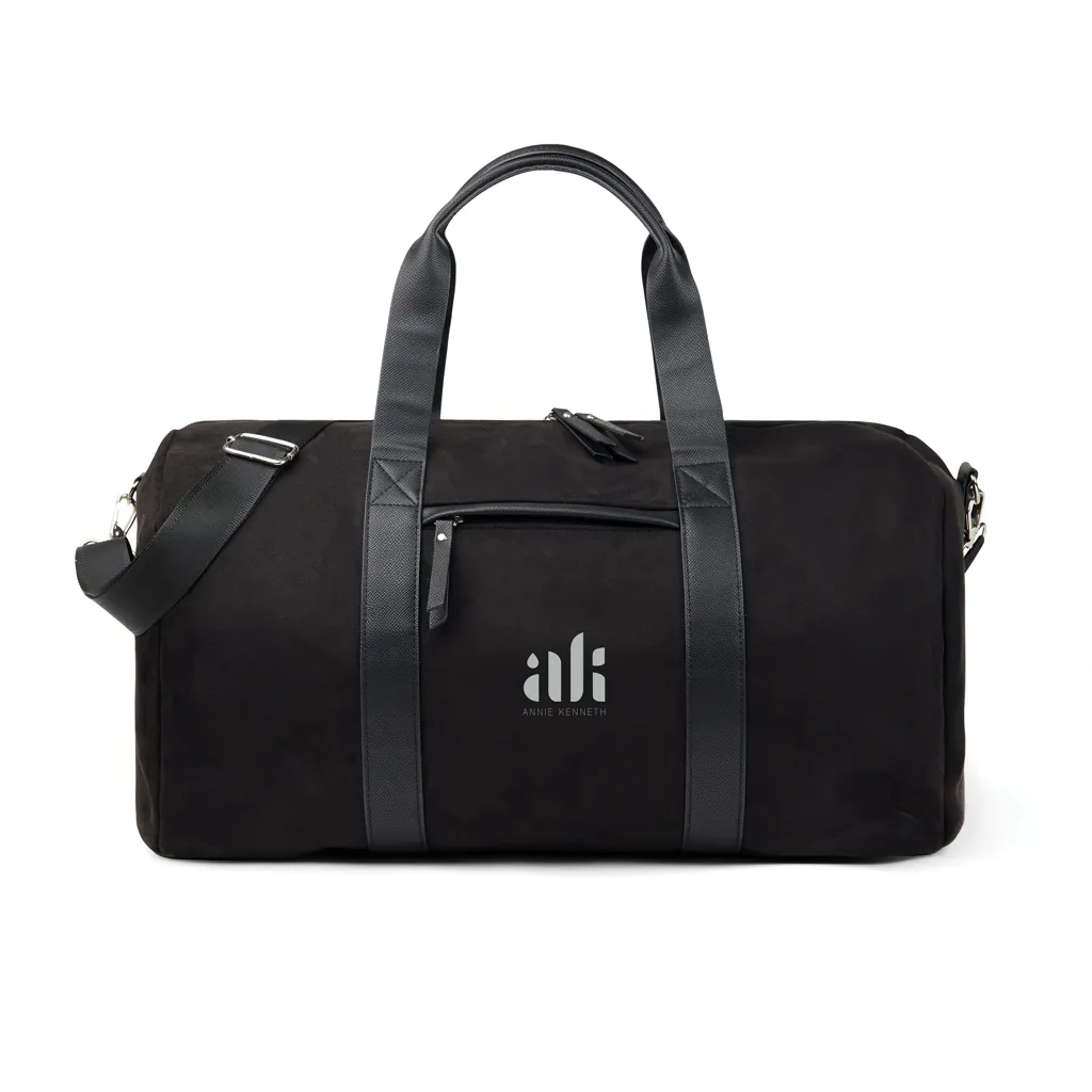 VINGA Marlow Wochenendtasche RCS aus recyceltem Polyester, schwarz – Bild 5