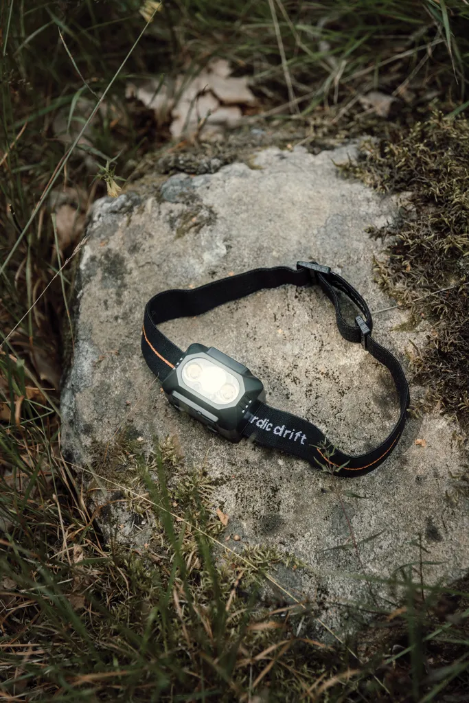 Nordic Drift Everest High-Performance Stirnlampe Dual-Power, schwarz – Bild 5