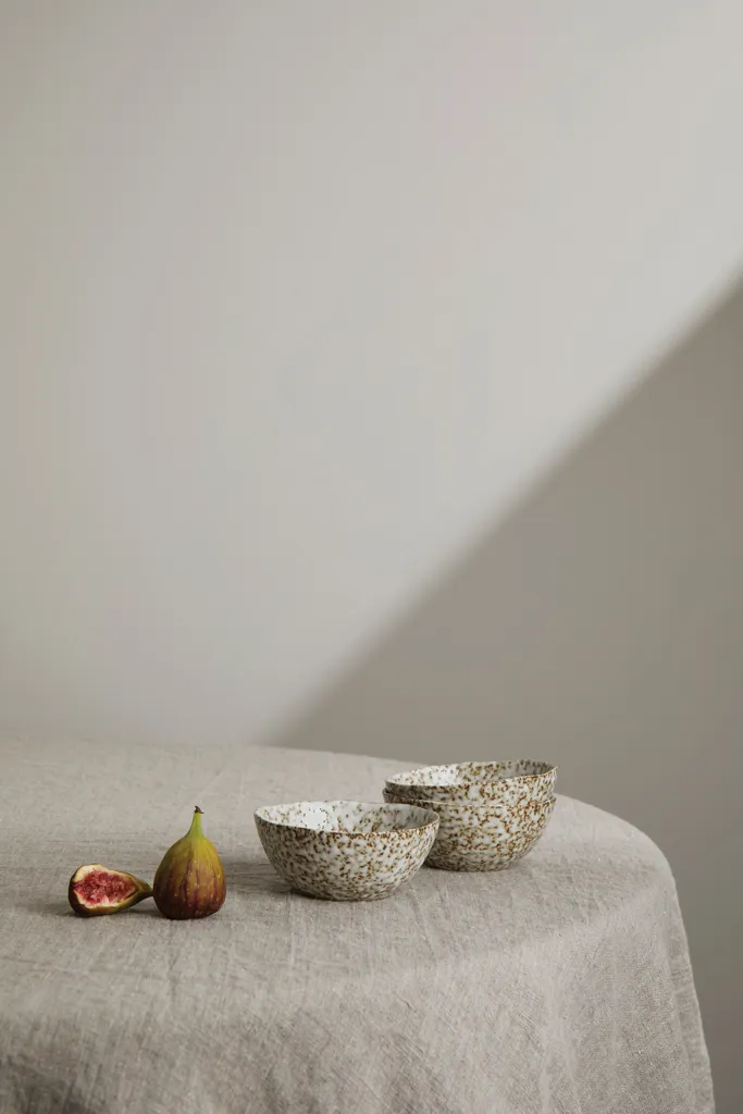 VINGA Nuvem Mini-Bowls, 3er-Set, beige – Bild 4