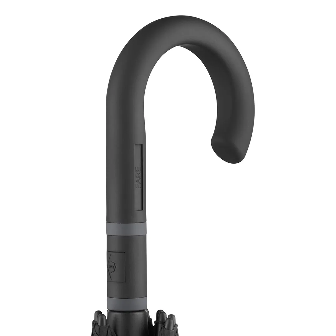 AC-Midsize-Stockschirm FARE® Style, schwarz-grau – Bild 4